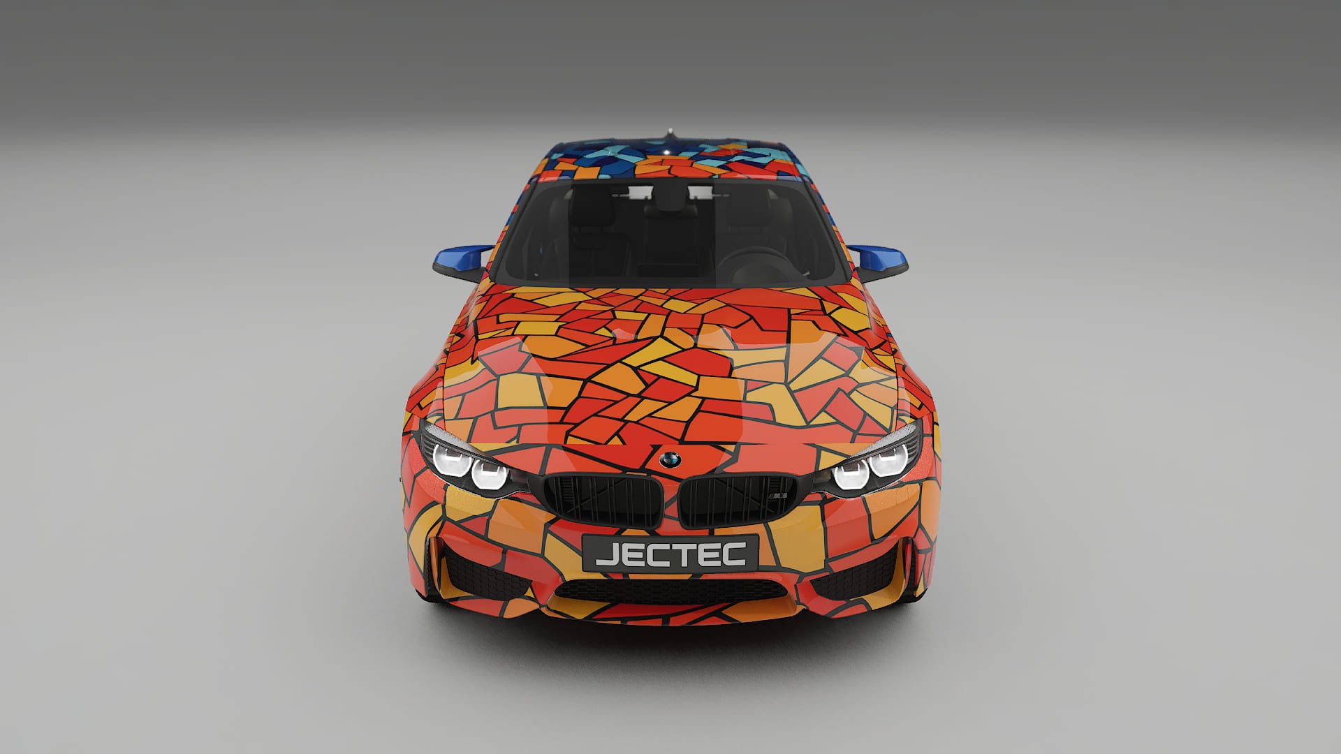BMW M3 F80 BARCELONA – Designový Wrap PPF Fólie na auto - tisknutelný polyuretan