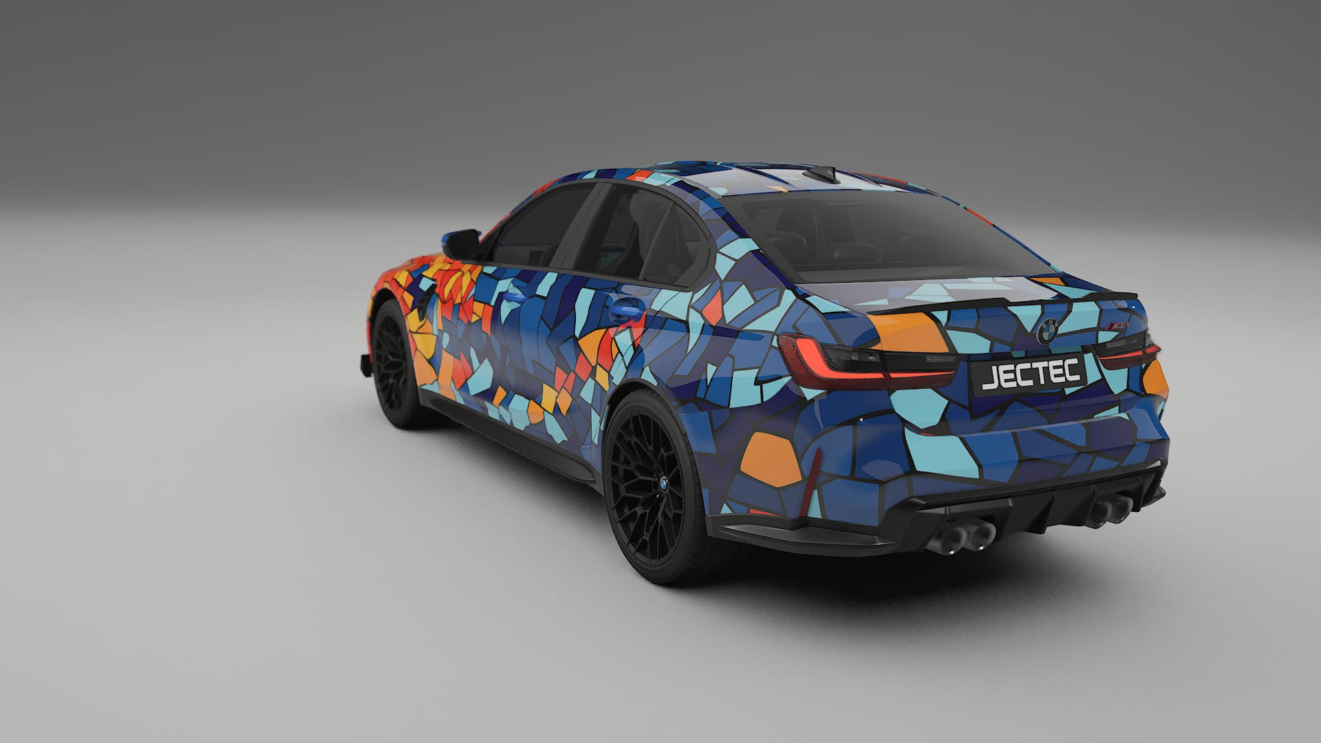 BMW M3 G80 Competition CS BARCELONA – Designový Wrap PPF Fólie na auto - tisknutelný polyuretan