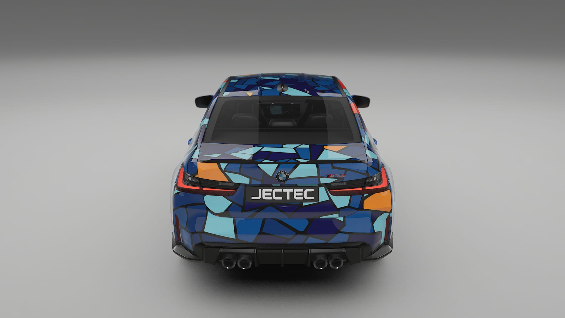 BMW M3 G80 Competition CS BARCELONA – Designový Wrap PPF Fólie na auto - tisknutelný polyuretan