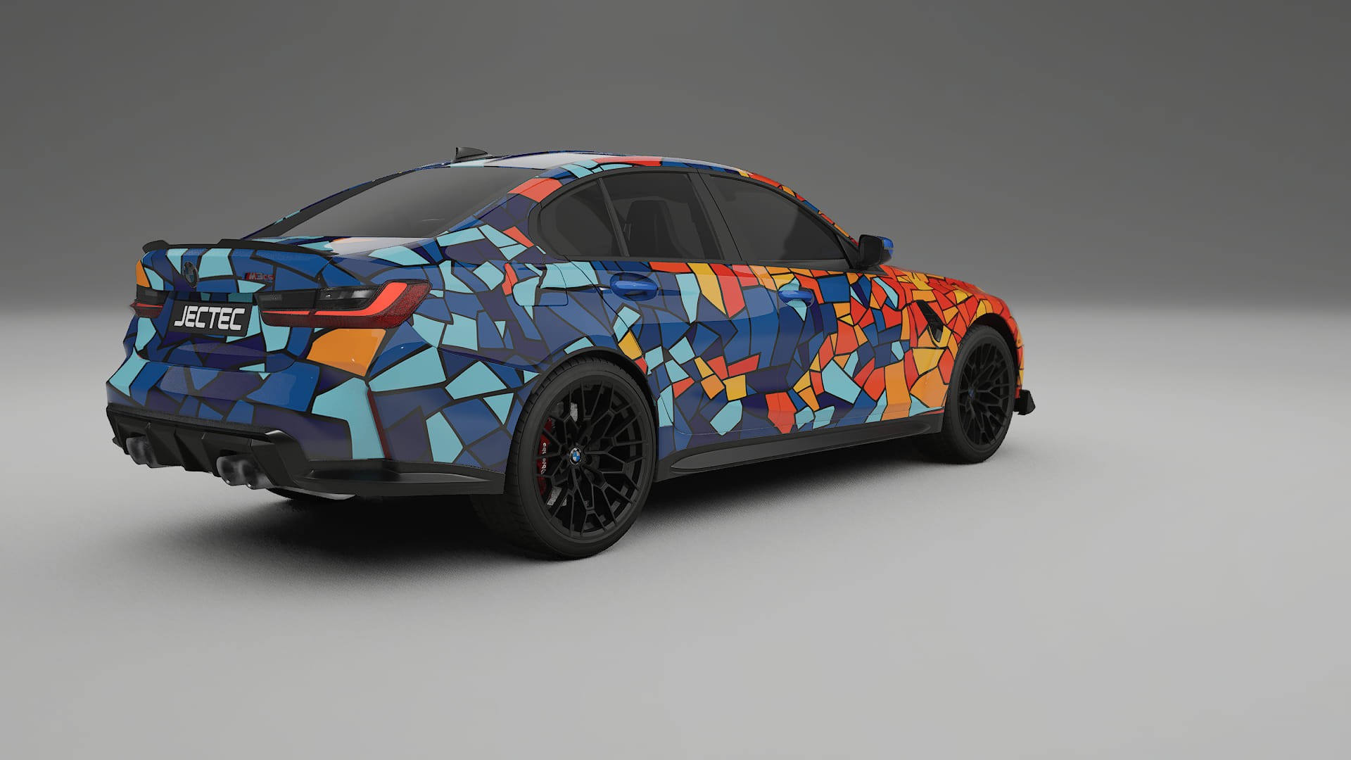 BMW M3 G80 Competition CS BARCELONA – Designový Wrap PPF Fólie na auto - tisknutelný polyuretan