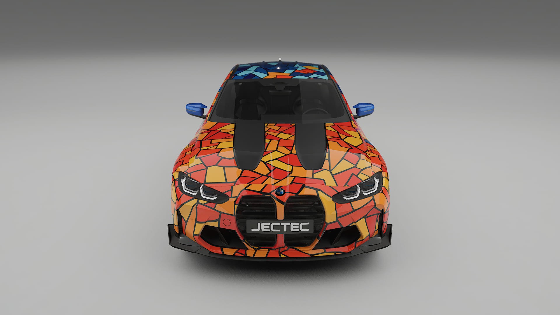 BMW M3 G80 Competition CS BARCELONA – Designový Wrap PPF Fólie na auto - tisknutelný polyuretan