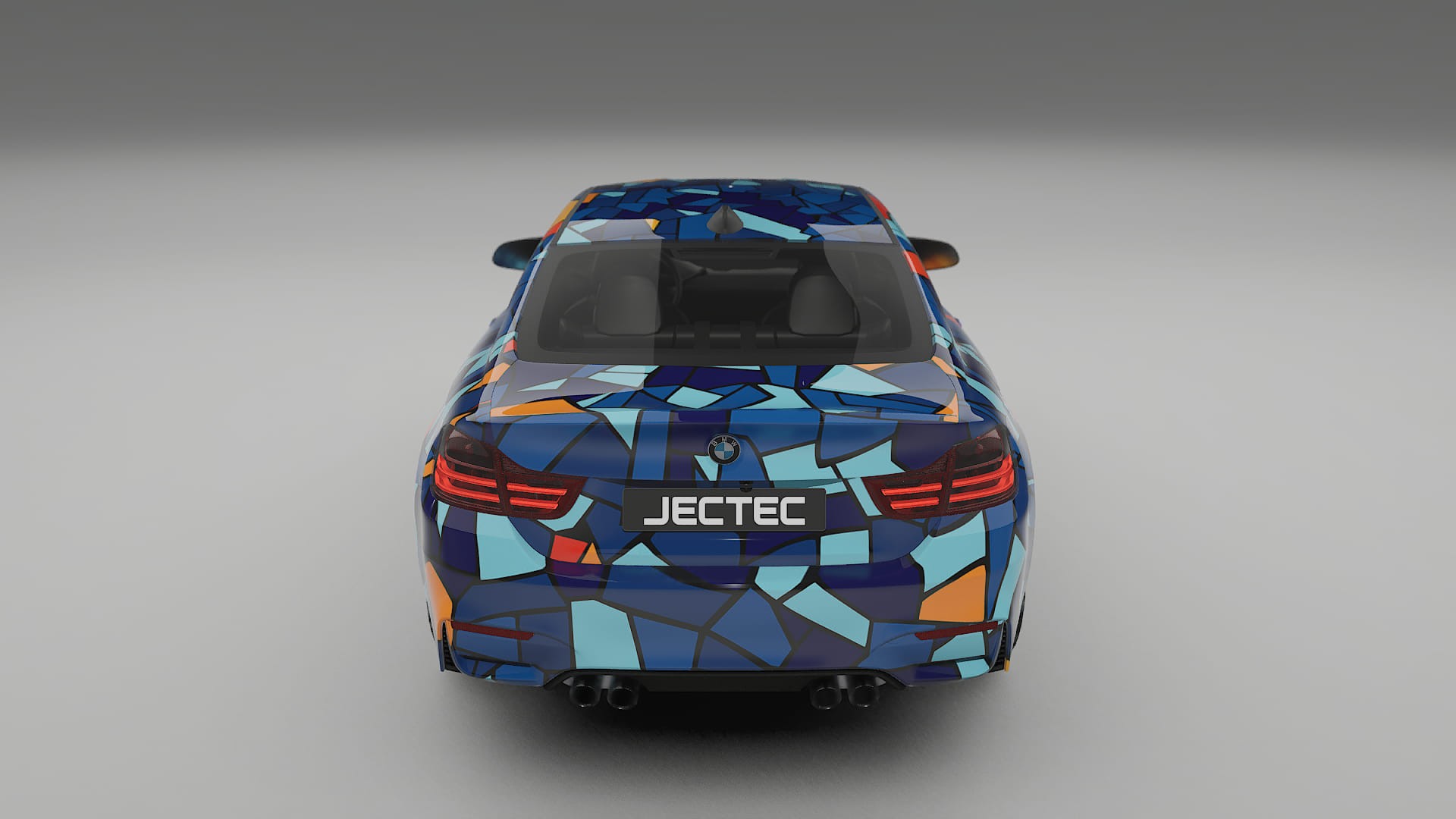 BMW M4 F82 BARCELONA – Designový Wrap PPF Fólie na auto - tisknutelný polyuretan