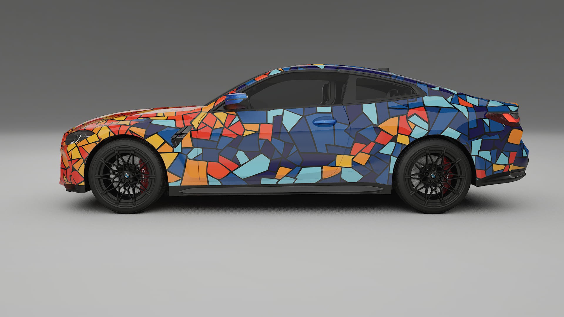 BMW M4 G82 BARCELONA – Designový Wrap PPF Fólie na auto - tisknutelný polyuretan
