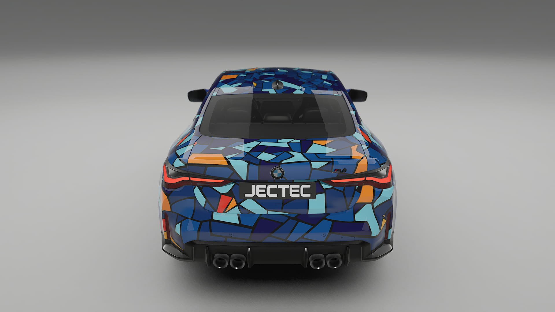 BMW M4 G82 BARCELONA – Designový Wrap PPF Fólie na auto - tisknutelný polyuretan