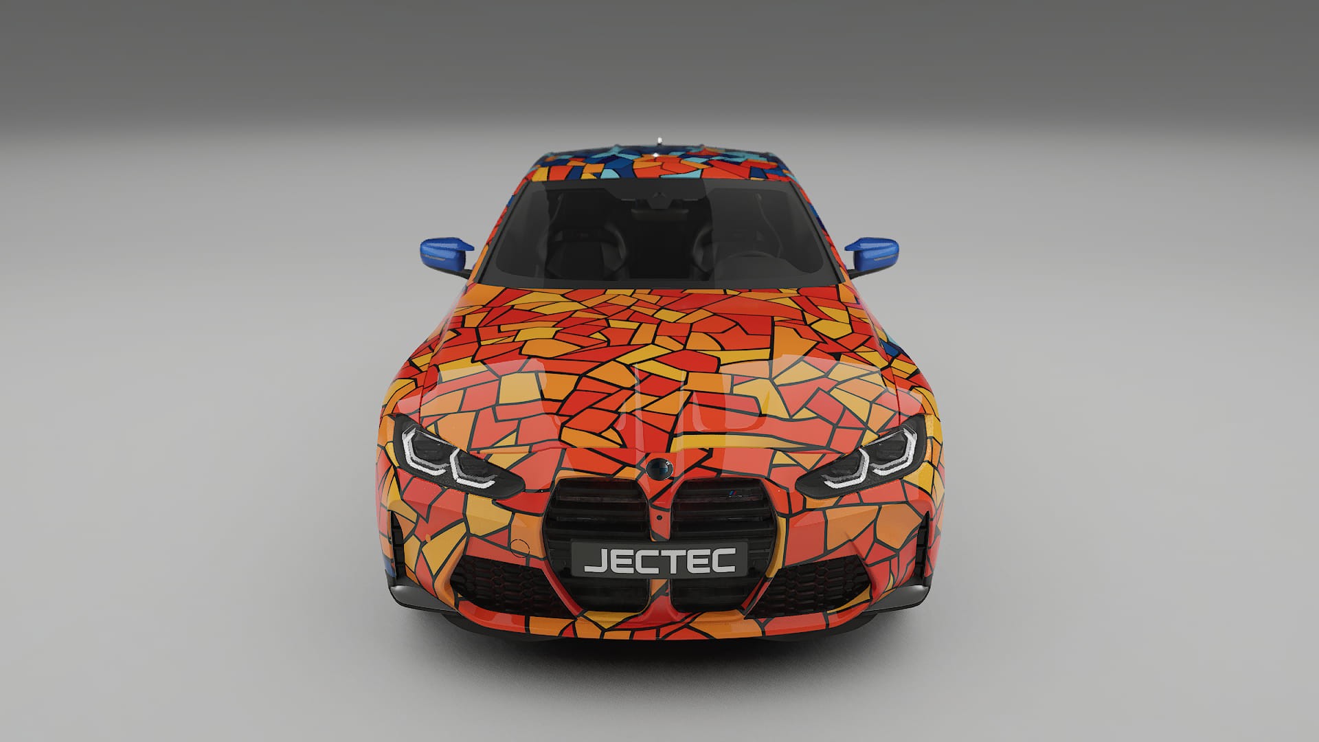 BMW M4 G82 BARCELONA – Designový Wrap PPF Fólie na auto - tisknutelný polyuretan