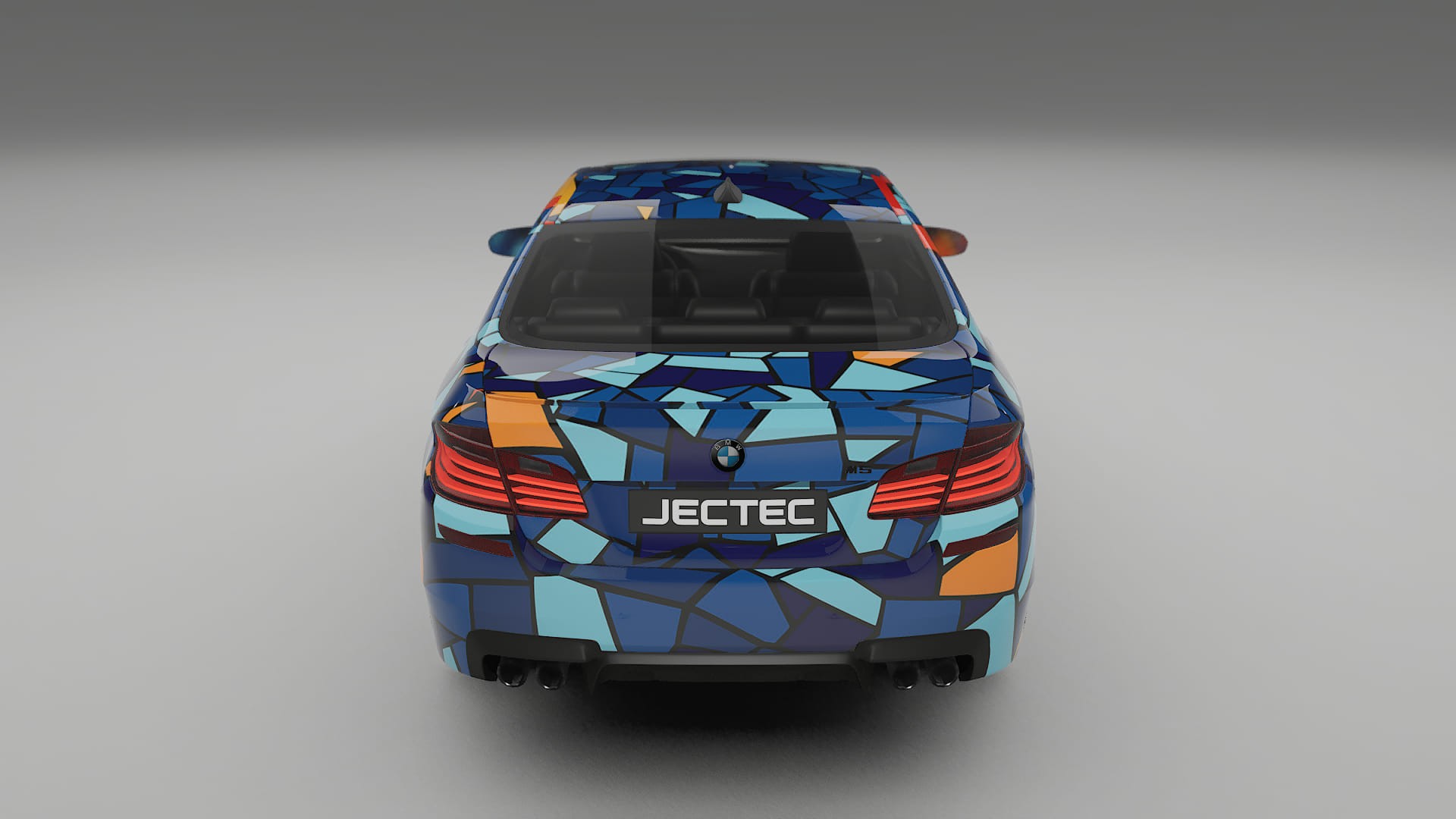 BMW M5 F10 BARCELONA – Designový Wrap PPF Fólie na auto - tisknutelný polyuretan