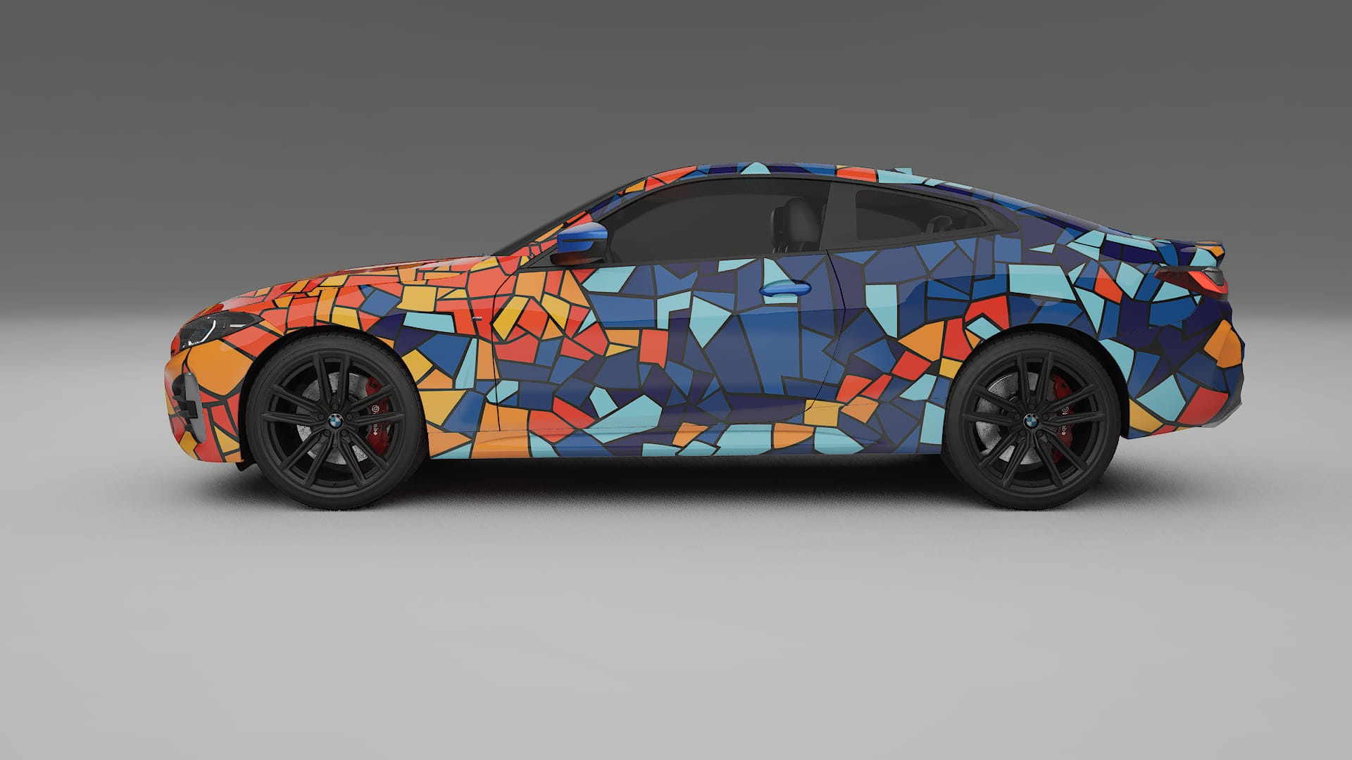 BMW M440i G26 BARCELONA – Designový Wrap PPF Fólie na auto - tisknutelný polyuretan