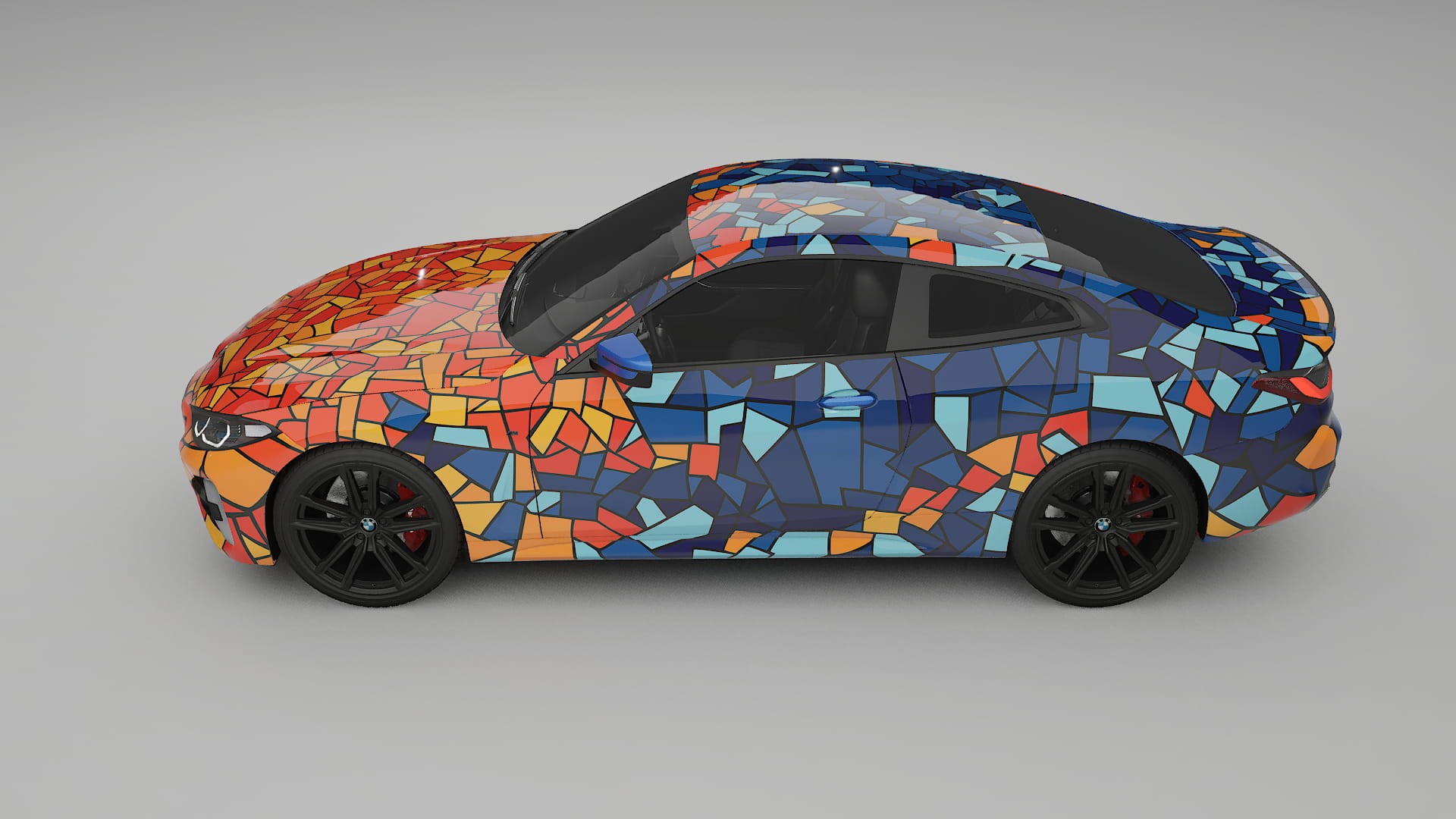 BMW M440i G26 BARCELONA – Designový Wrap PPF Fólie na auto - tisknutelný polyuretan