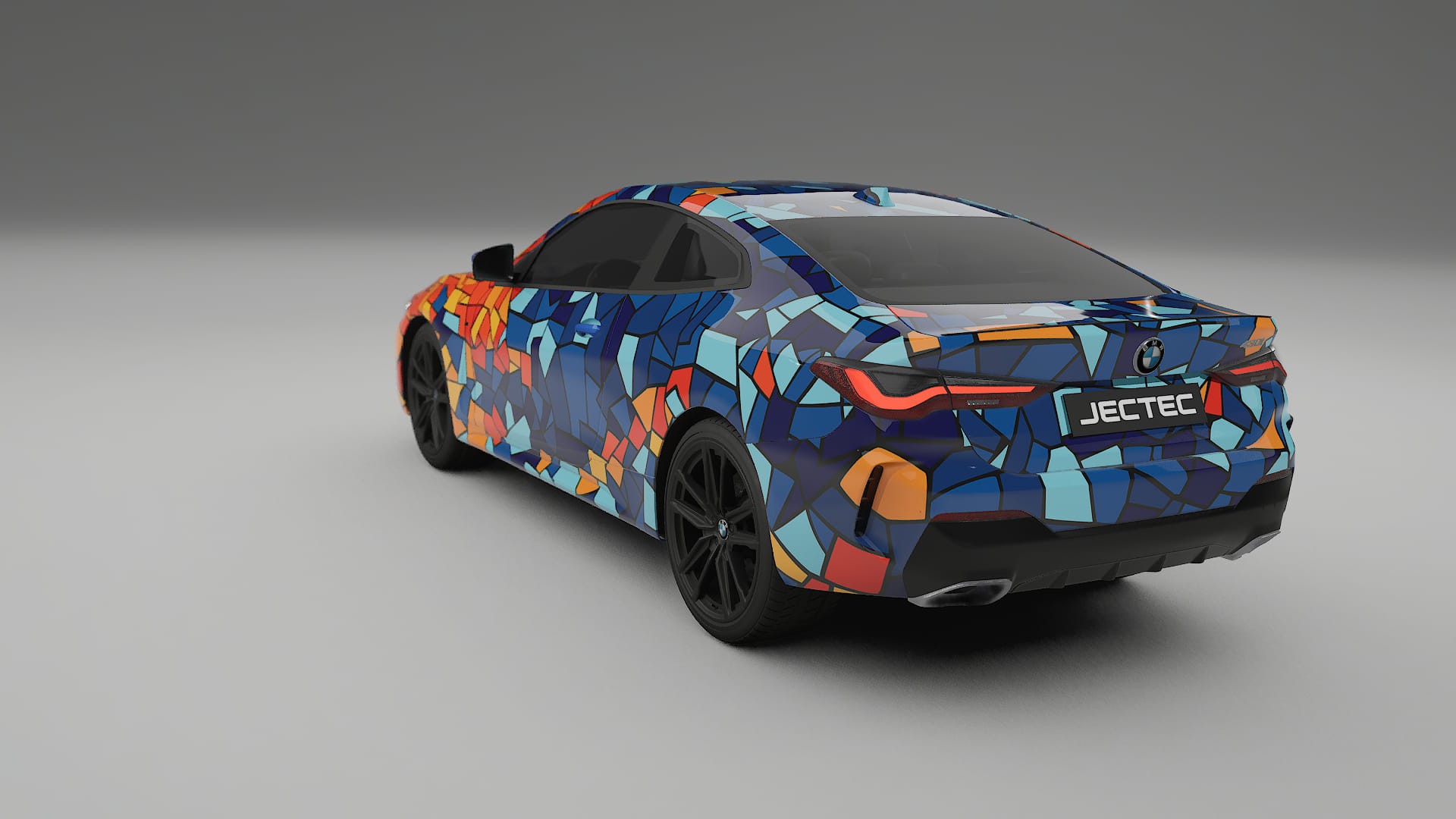 BMW M440i G26 BARCELONA – Designový Wrap PPF Fólie na auto - tisknutelný polyuretan