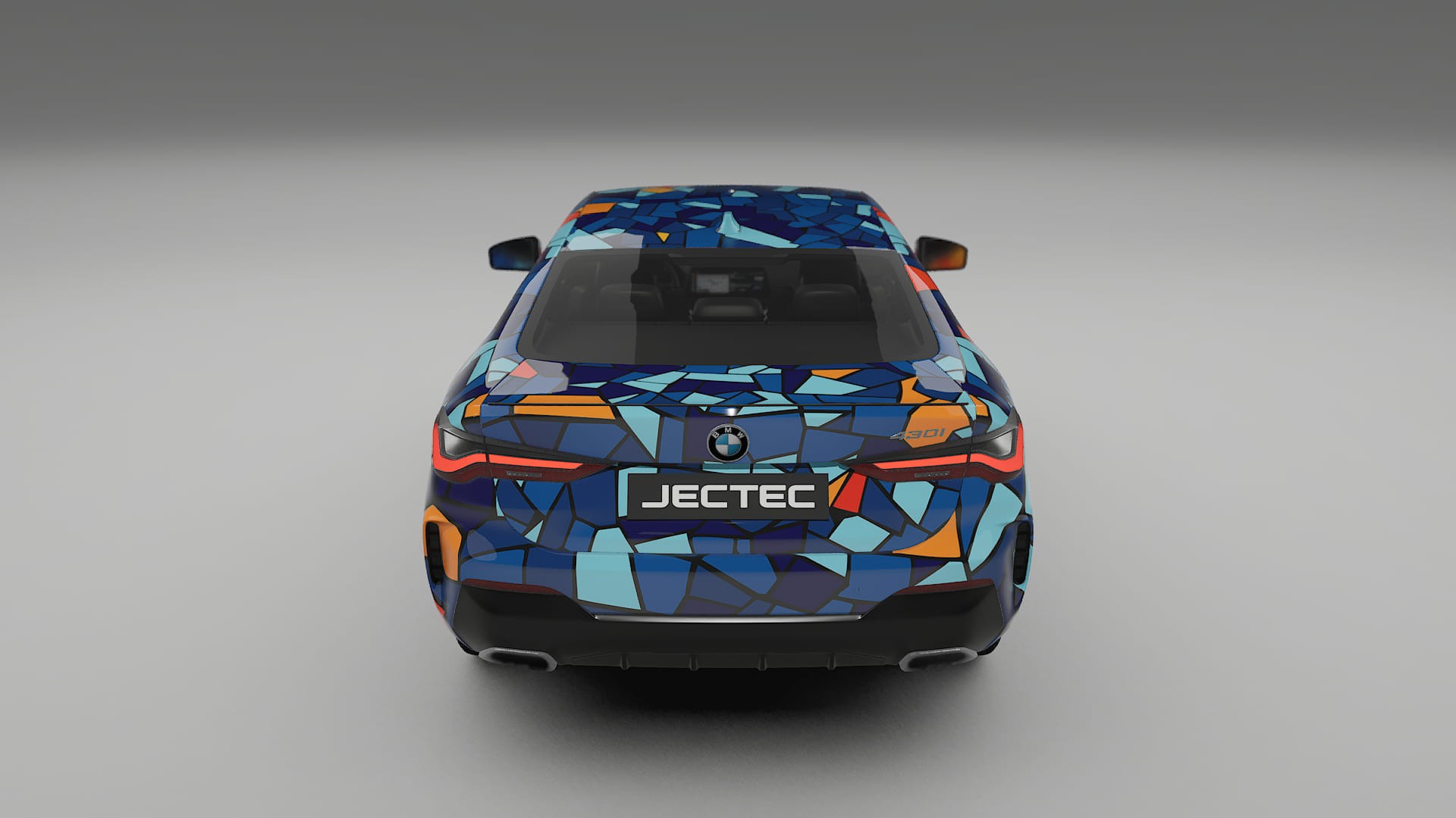 BMW M440i G26 BARCELONA – Designový Wrap PPF Fólie na auto - tisknutelný polyuretan