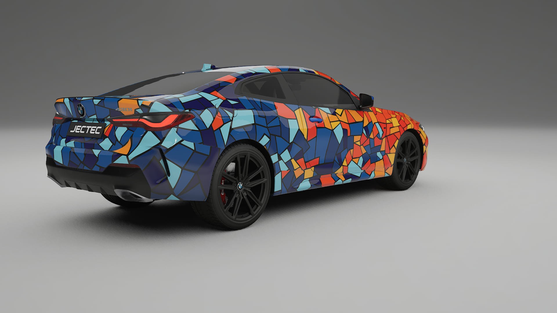 BMW M440i G26 BARCELONA – Designový Wrap PPF Fólie na auto - tisknutelný polyuretan