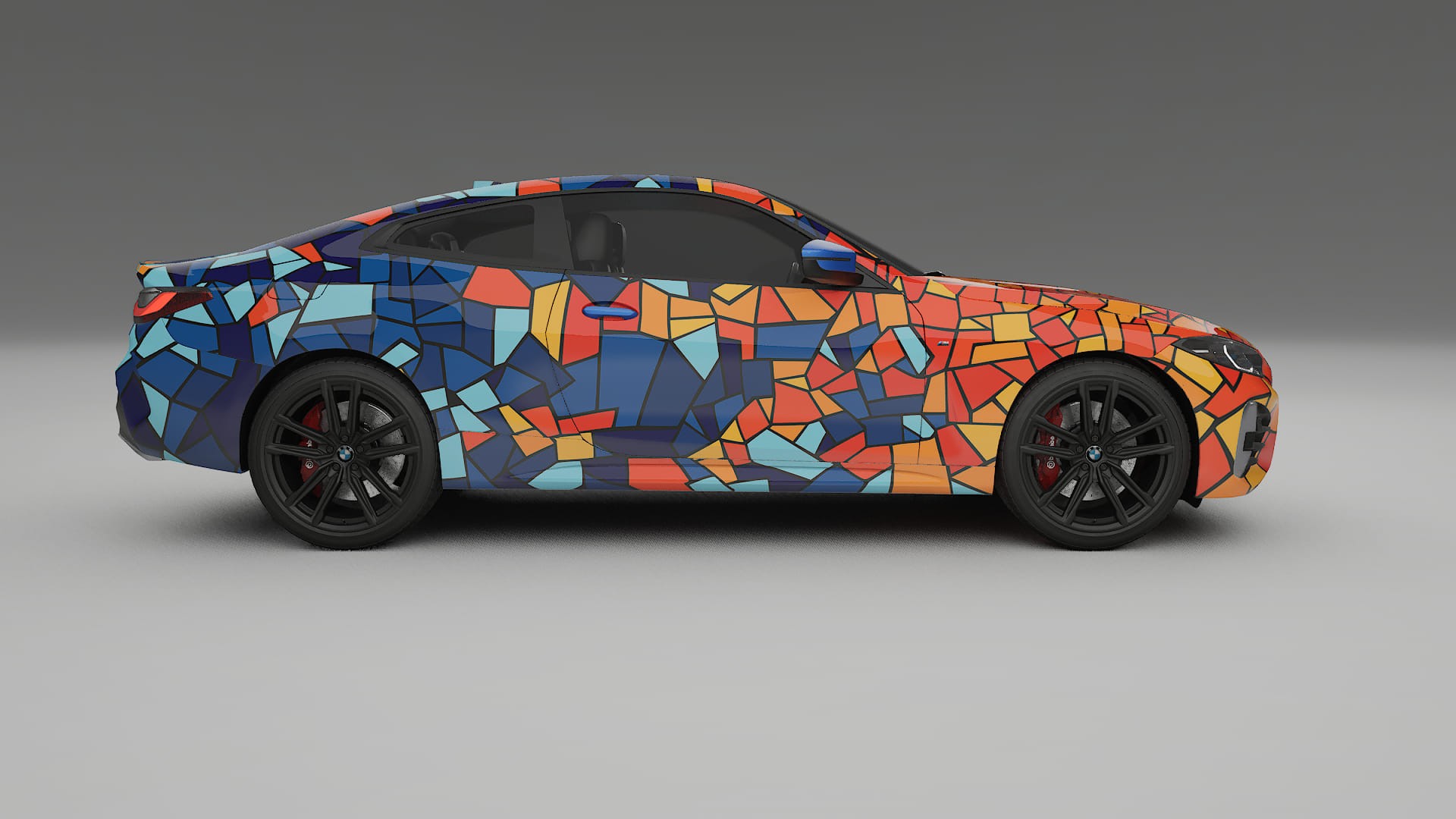 BMW M440i G26 BARCELONA – Designový Wrap PPF Fólie na auto - tisknutelný polyuretan