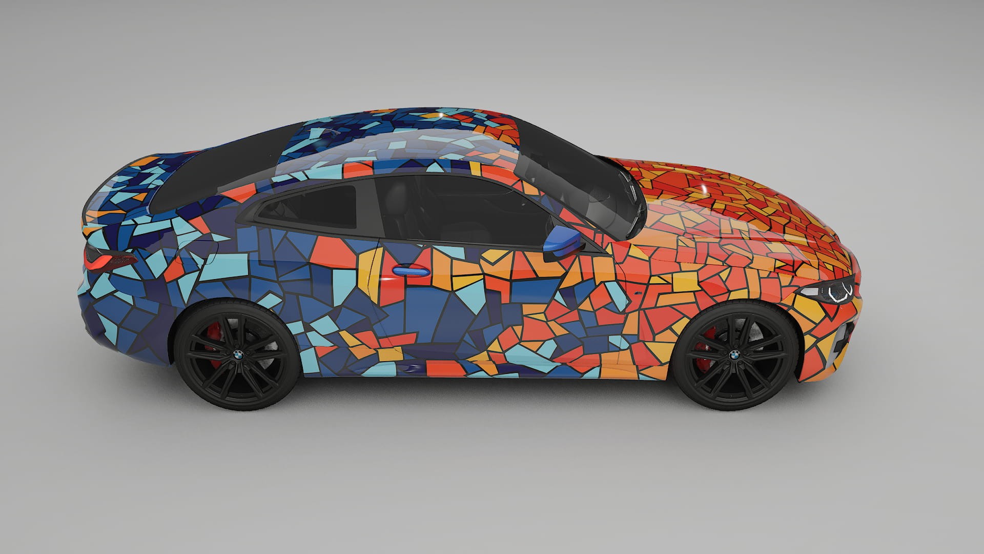 BMW M440i G26 BARCELONA – Designový Wrap PPF Fólie na auto - tisknutelný polyuretan