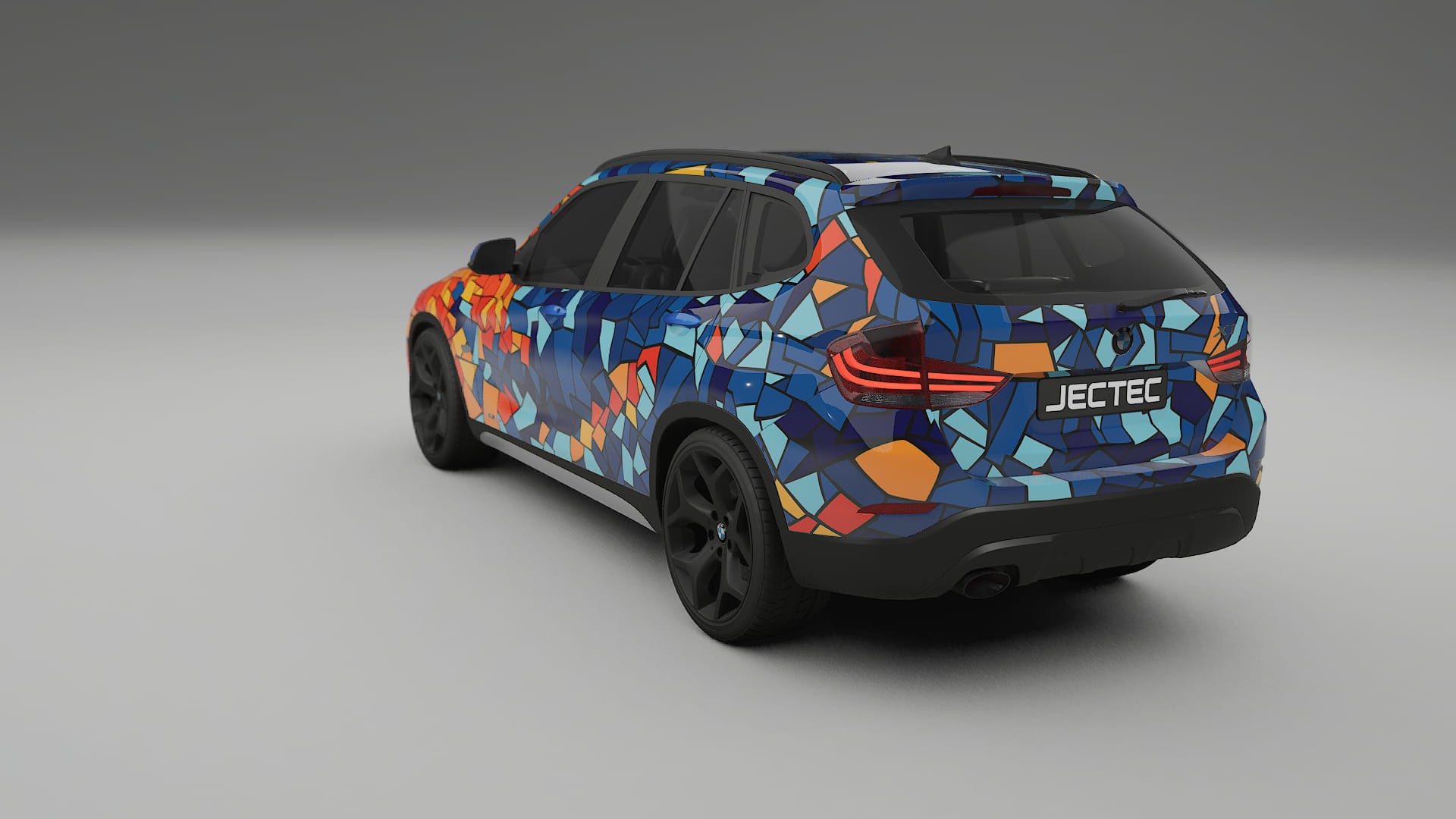 BMW X1 E84 BARCELONA – Designový Wrap PPF Fólie na auto - tisknutelný polyuretan