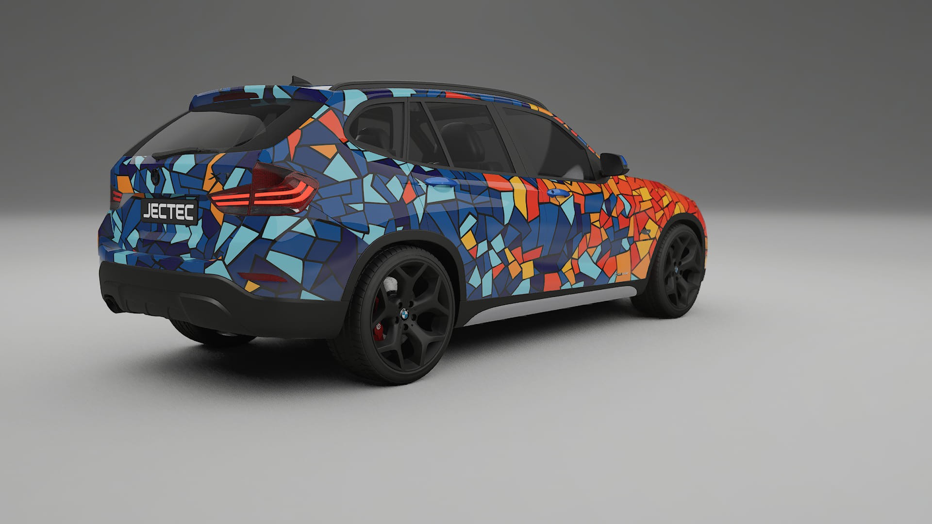 BMW X1 E84 BARCELONA – Designový Wrap PPF Fólie na auto - tisknutelný polyuretan