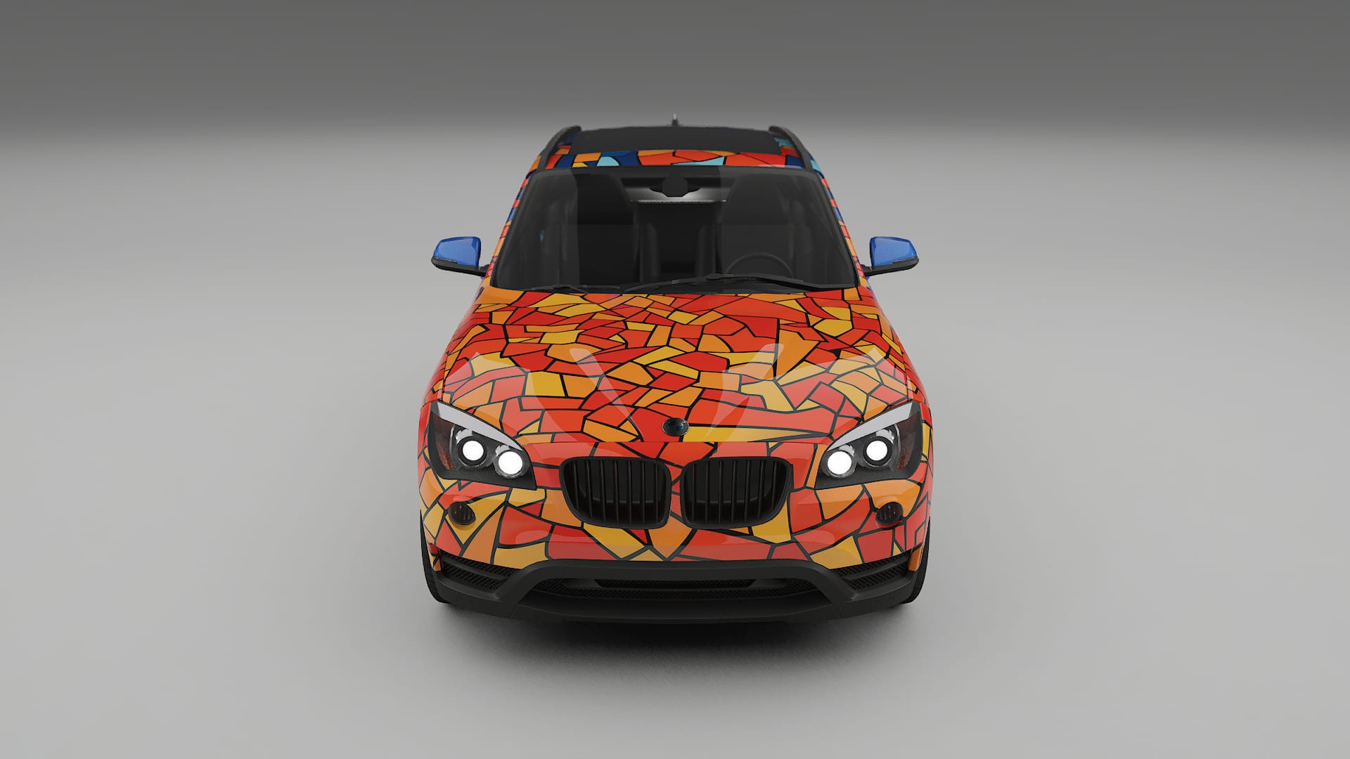 BMW X1 E84 BARCELONA – Designový Wrap PPF Fólie na auto - tisknutelný polyuretan