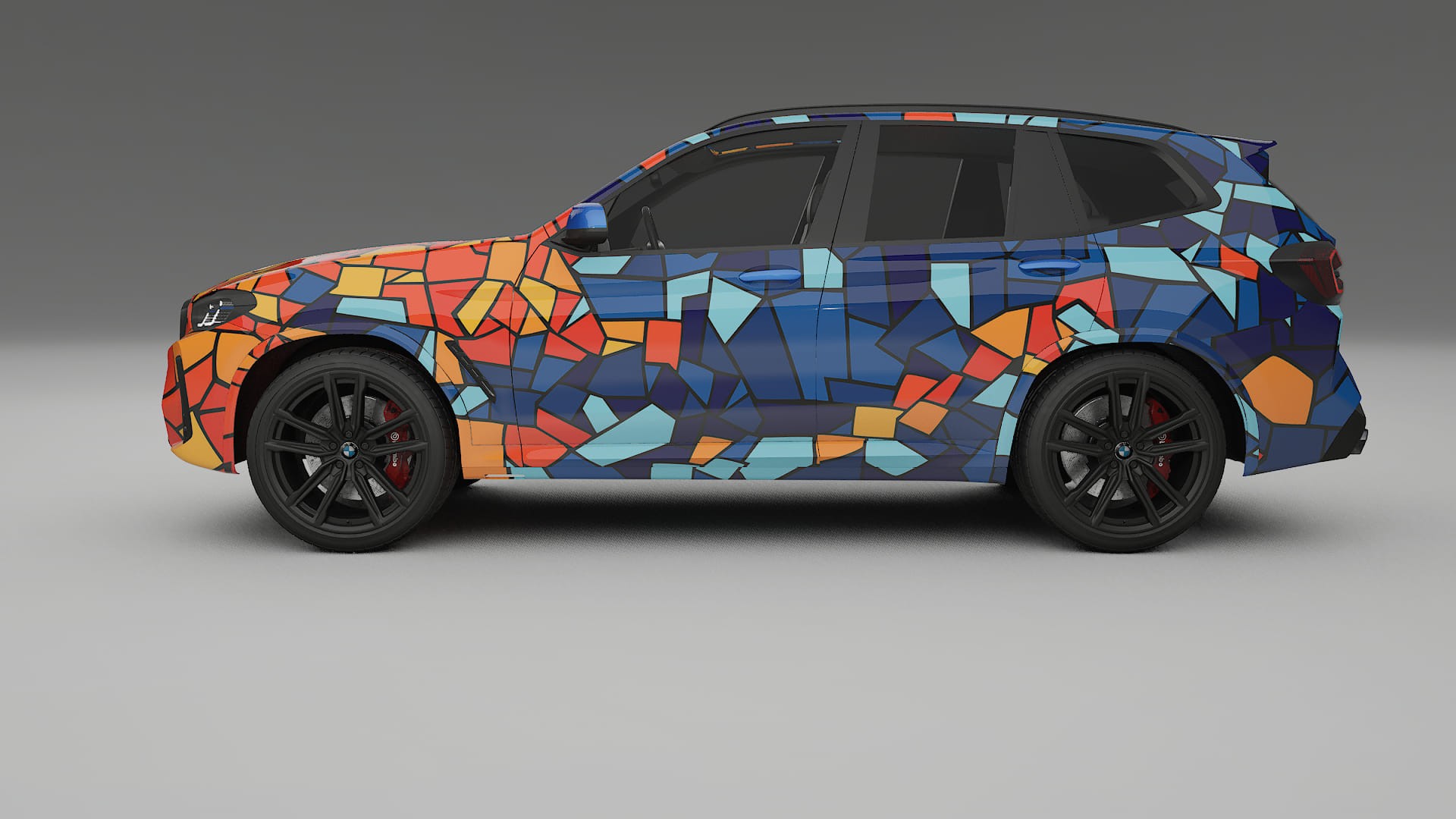 BMW X3 G01 facelift BARCELONA – Designový Wrap PPF Fólie na auto - tisknutelný polyuretan