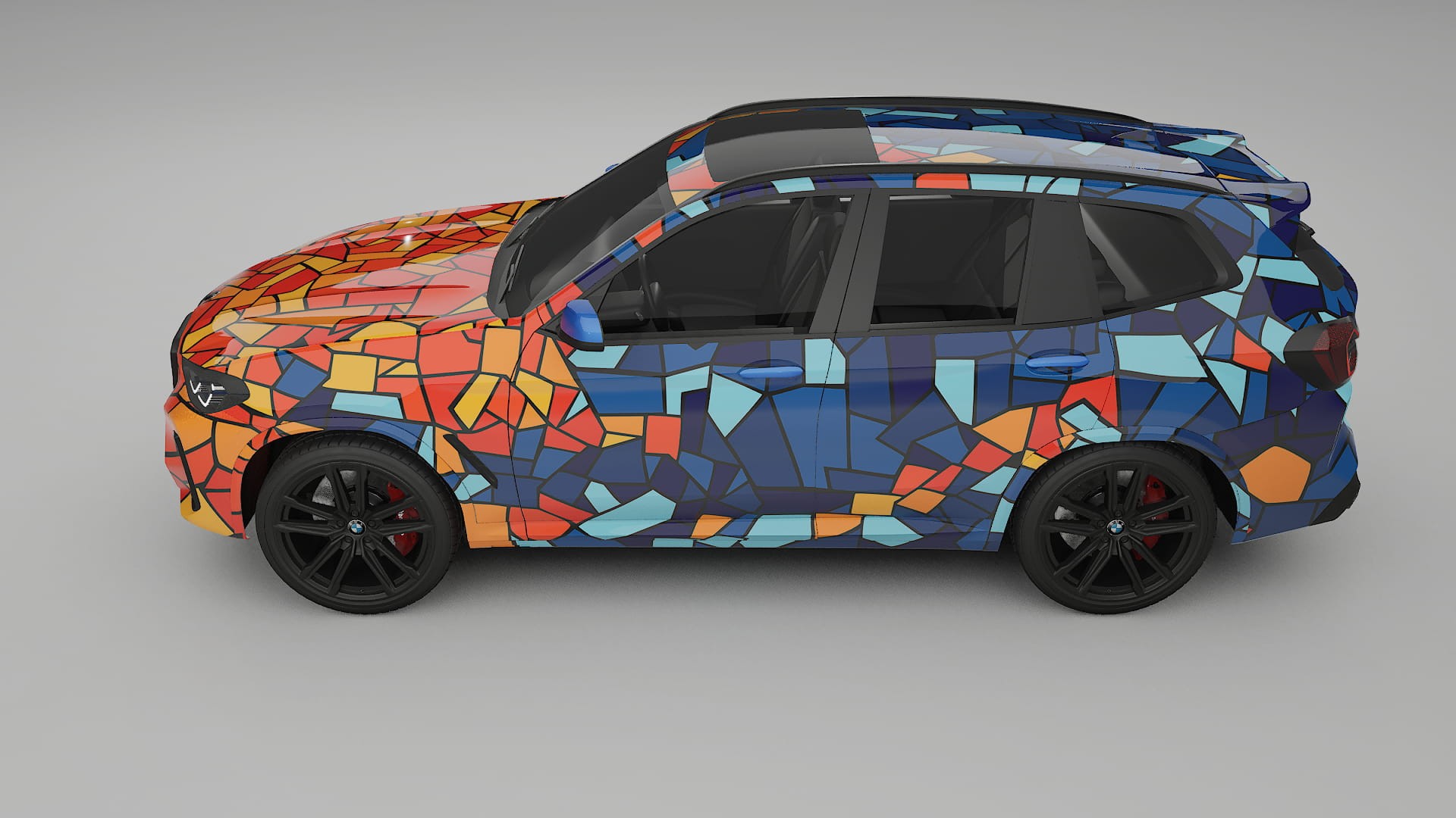 BMW X3 G01 facelift BARCELONA – Designový Wrap PPF Fólie na auto - tisknutelný polyuretan