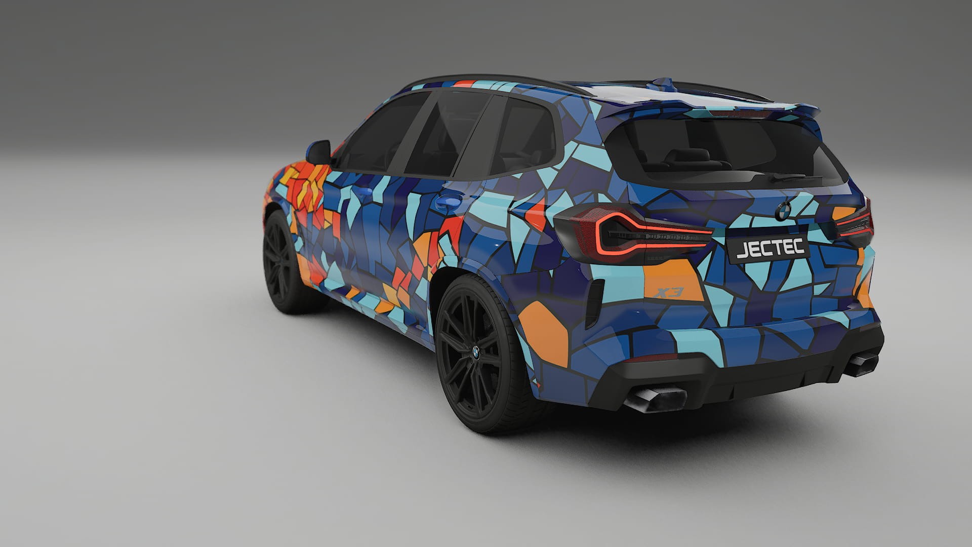BMW X3 G01 facelift BARCELONA – Designový Wrap PPF Fólie na auto - tisknutelný polyuretan
