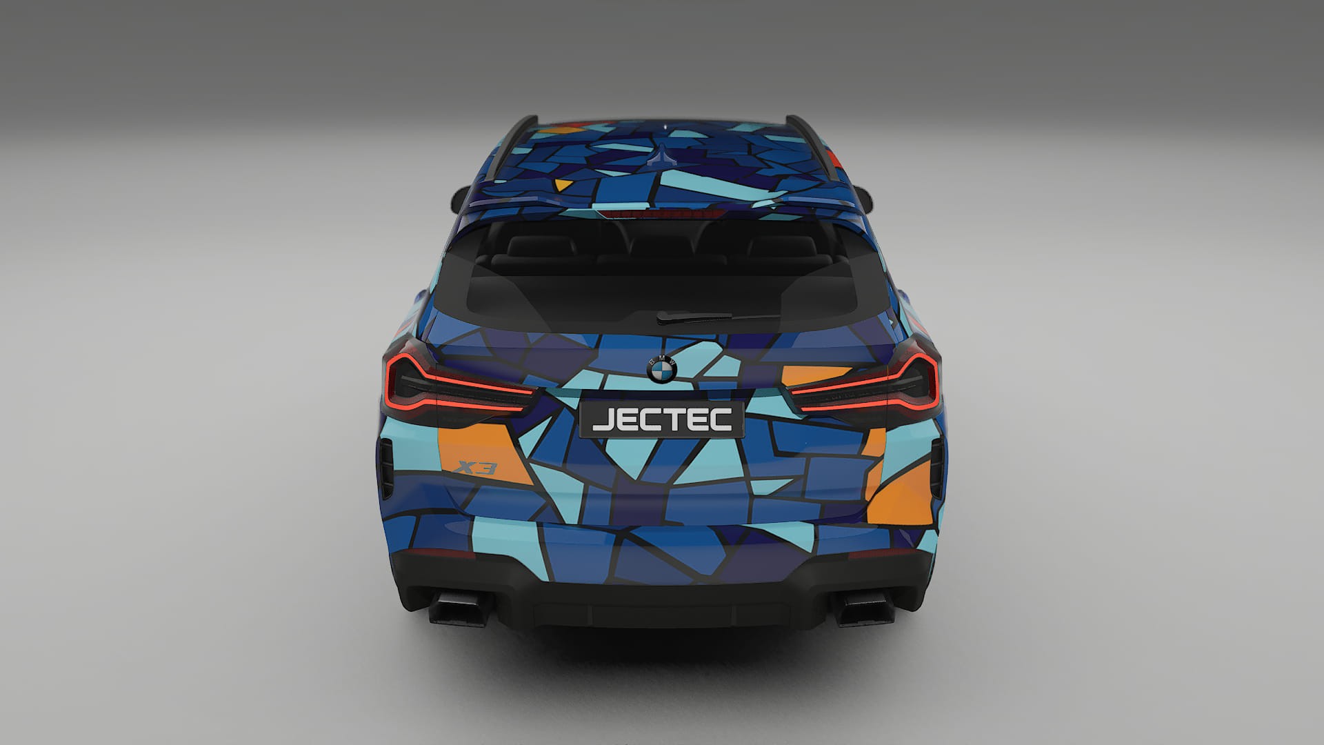 BMW X3 G01 facelift BARCELONA – Designový Wrap PPF Fólie na auto - tisknutelný polyuretan