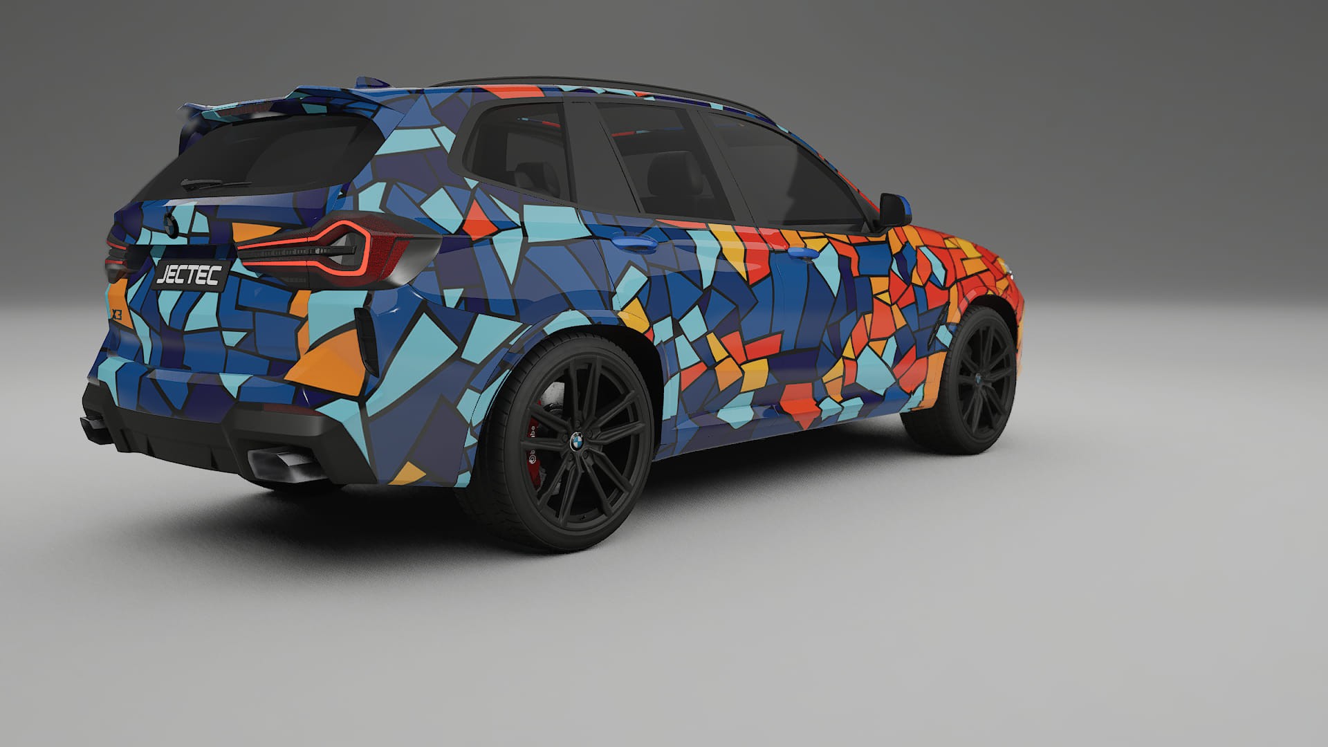 BMW X3 G01 facelift BARCELONA – Designový Wrap PPF Fólie na auto - tisknutelný polyuretan
