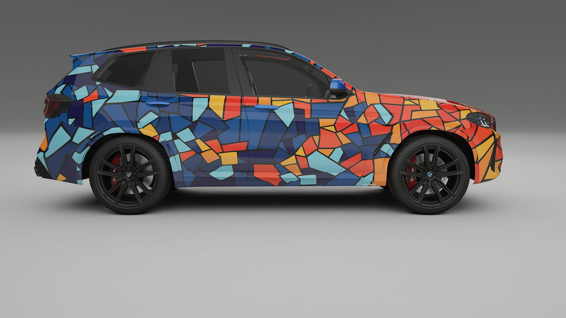 BMW X3 G01 facelift BARCELONA – Designový Wrap PPF Fólie na auto - tisknutelný polyuretan