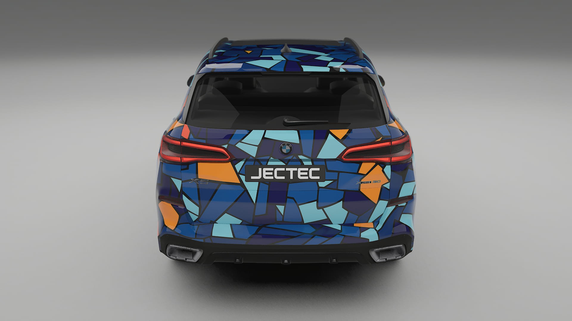 BMW X5 G05 M-Sport BARCELONA – Designový Wrap PPF Fólie na auto - tisknutelný polyuretan