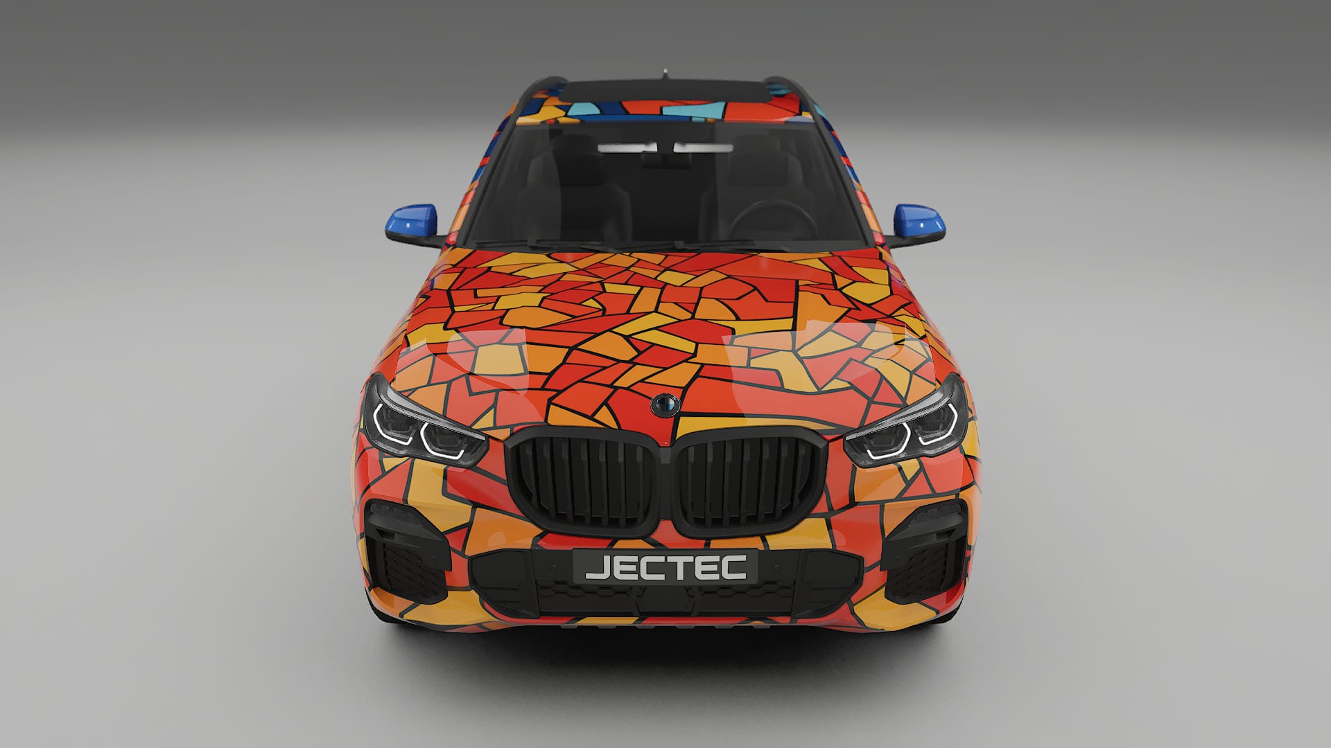 BMW X5 G05 M-Sport BARCELONA – Designový Wrap PPF Fólie na auto - tisknutelný polyuretan