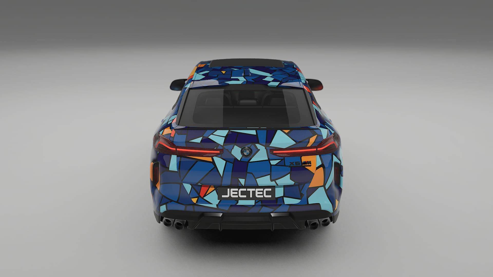 BMW X6 F96 Competition BARCELONA – Designový Wrap PPF Fólie na auto - tisknutelný polyuretan