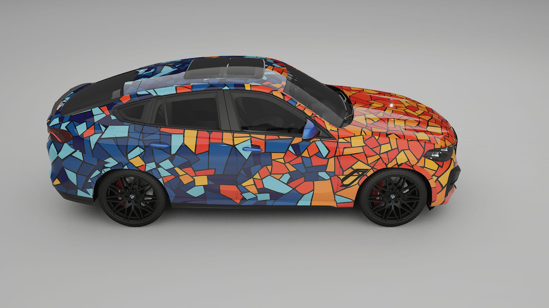 BMW X6 F96 Competition BARCELONA – Designový Wrap PPF Fólie na auto - tisknutelný polyuretan