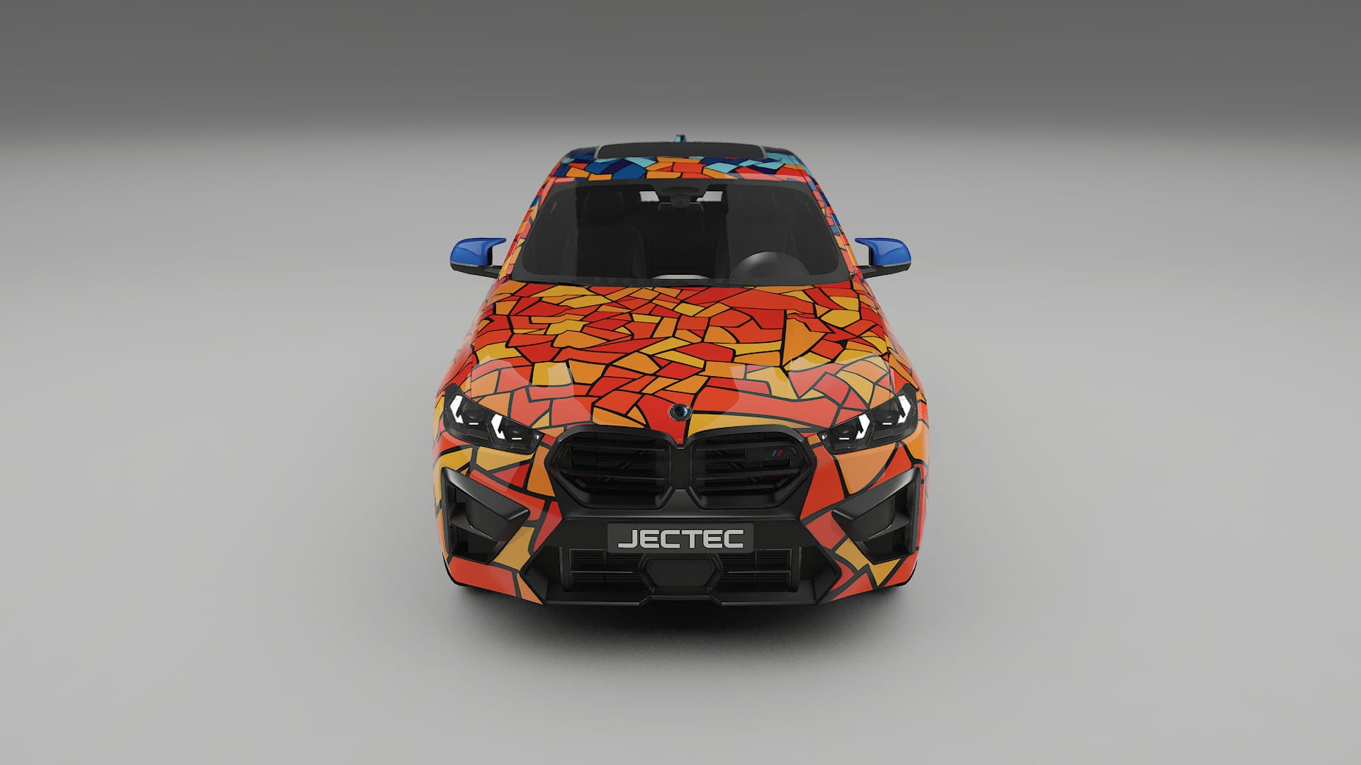 BMW X6 F96 Competition BARCELONA – Designový Wrap PPF Fólie na auto - tisknutelný polyuretan