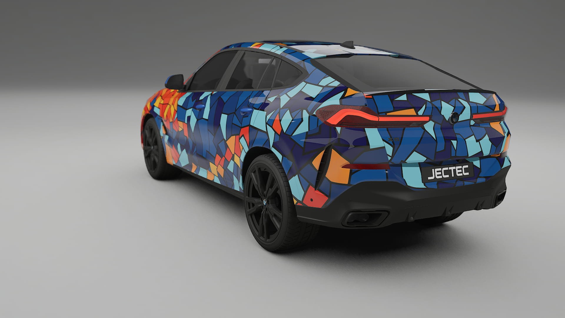 BMW X6 G06 F96 BARCELONA – Designový Wrap PPF Fólie na auto - tisknutelný polyuretan