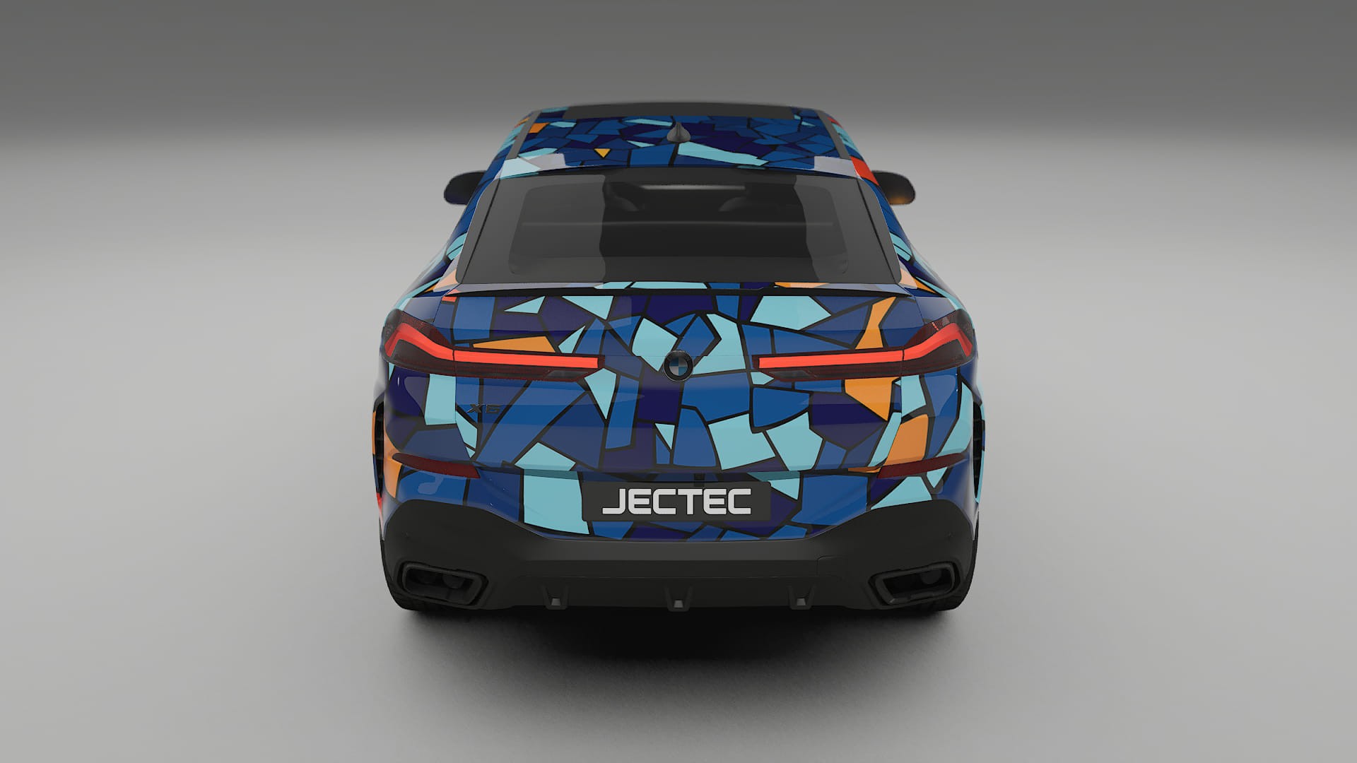 BMW X6 G06 F96 BARCELONA – Designový Wrap PPF Fólie na auto - tisknutelný polyuretan