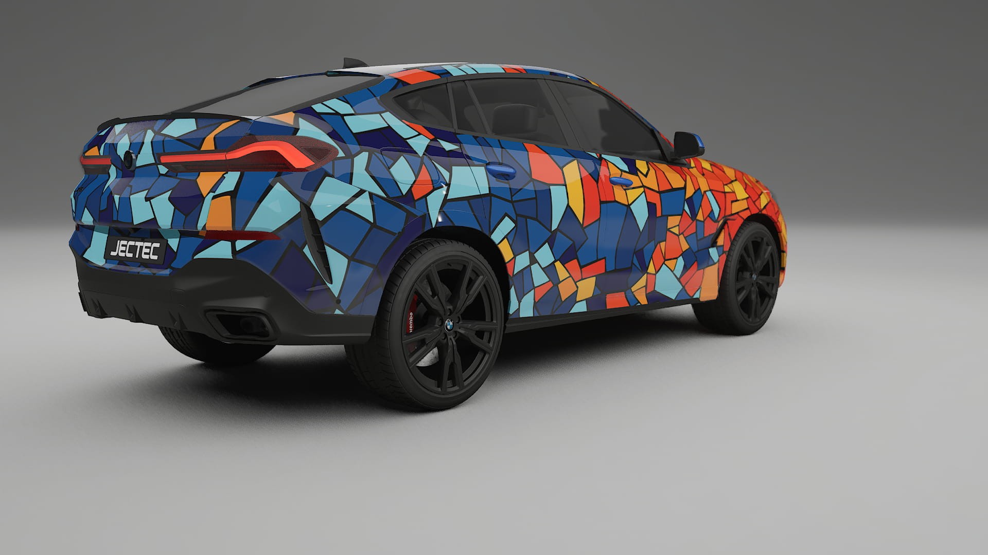 BMW X6 G06 F96 BARCELONA – Designový Wrap PPF Fólie na auto - tisknutelný polyuretan