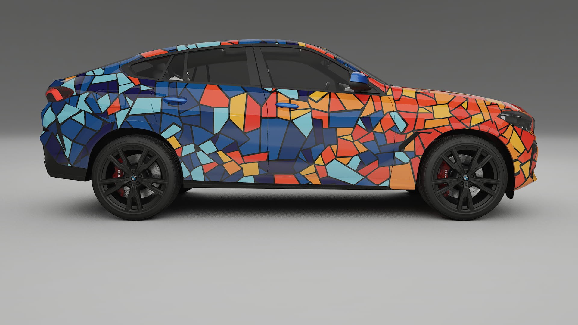 BMW X6 G06 F96 BARCELONA – Designový Wrap PPF Fólie na auto - tisknutelný polyuretan