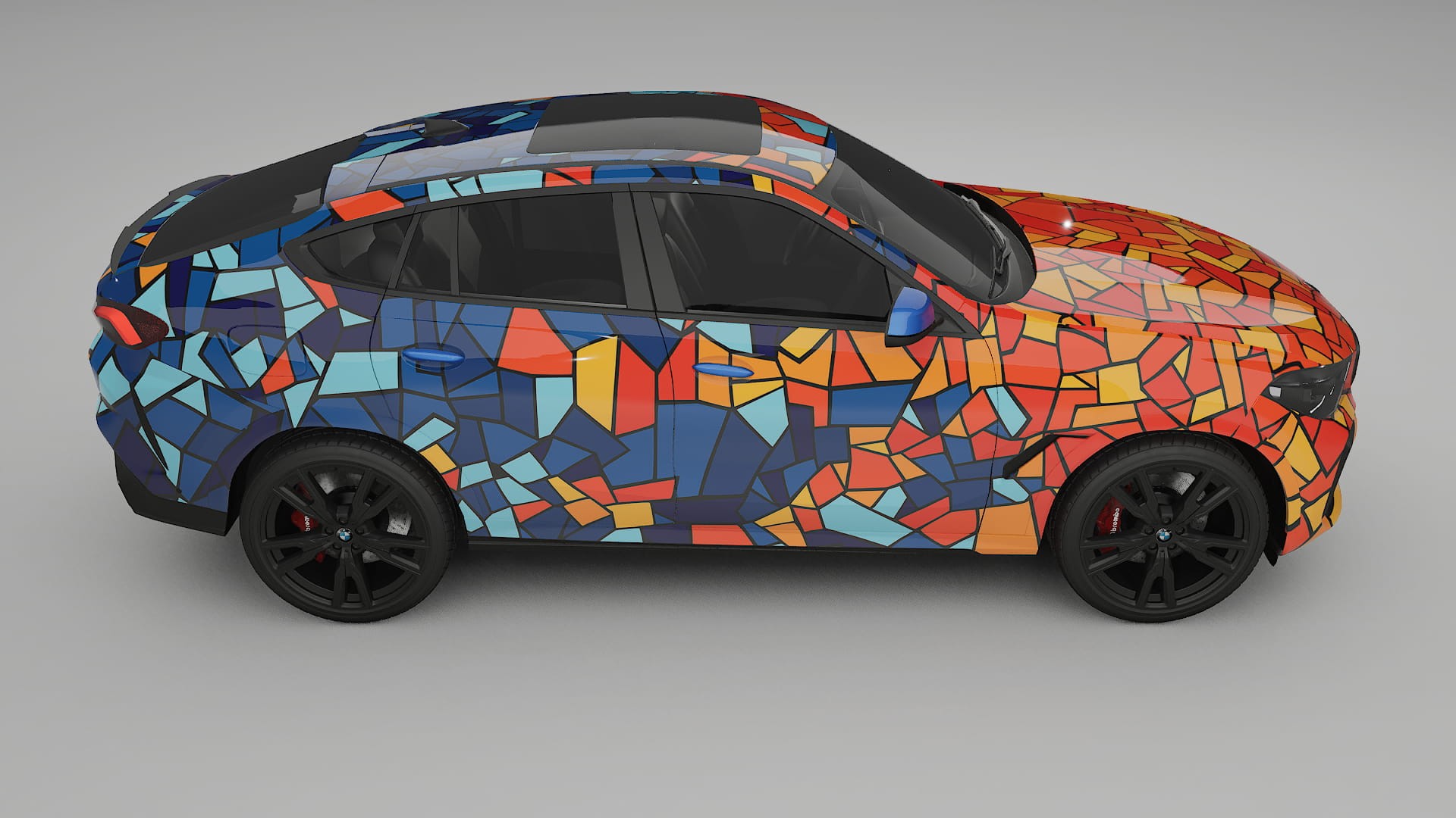 BMW X6 G06 F96 BARCELONA – Designový Wrap PPF Fólie na auto - tisknutelný polyuretan