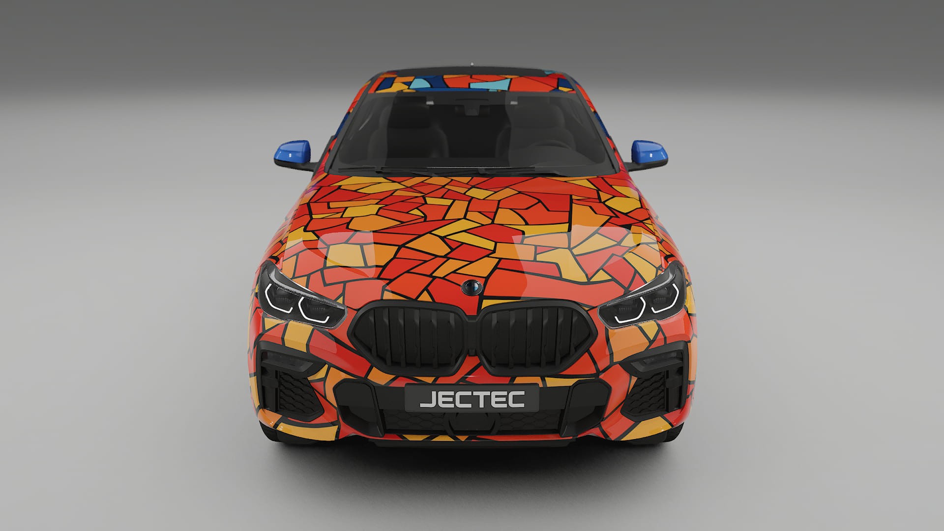 BMW X6 G06 F96 BARCELONA – Designový Wrap PPF Fólie na auto - tisknutelný polyuretan