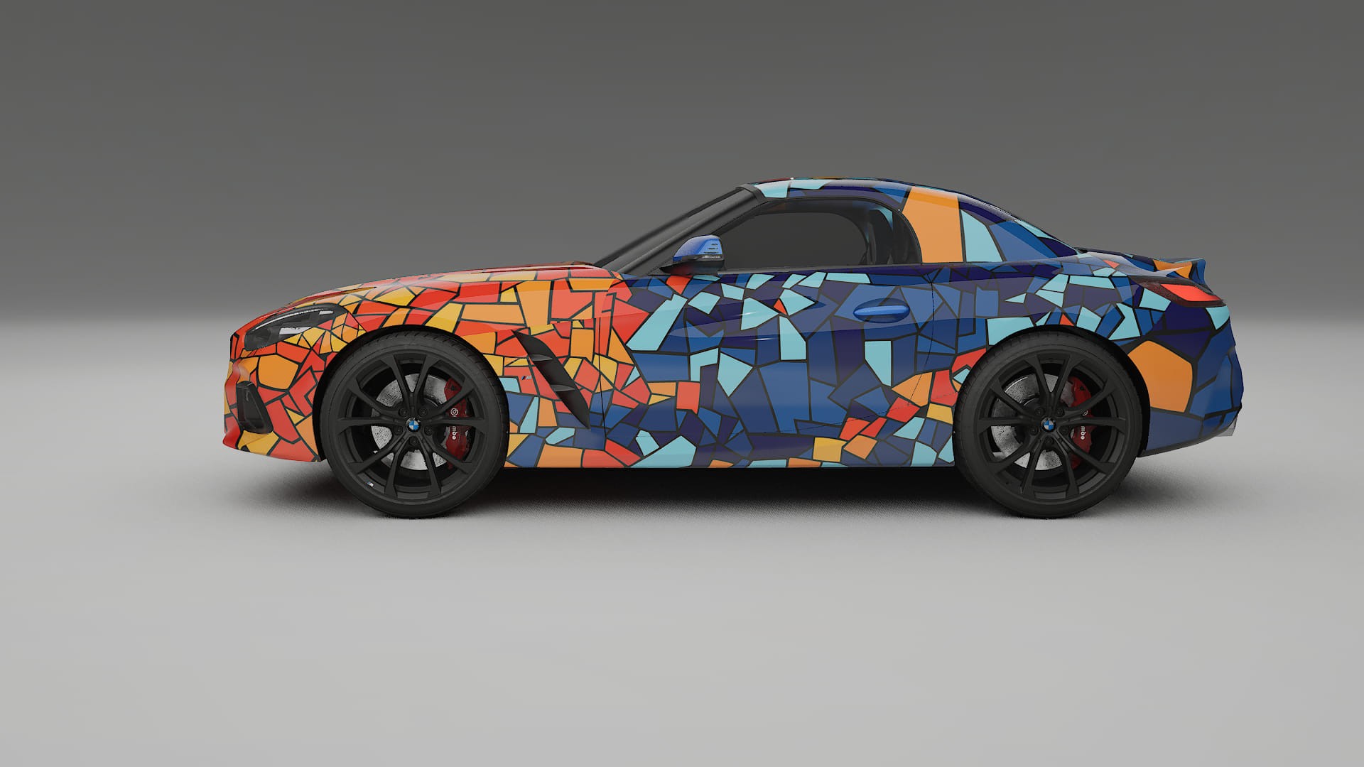 BMW Z4 G29 BARCELONA – Designový Wrap PPF Fólie na auto - tisknutelný polyuretan