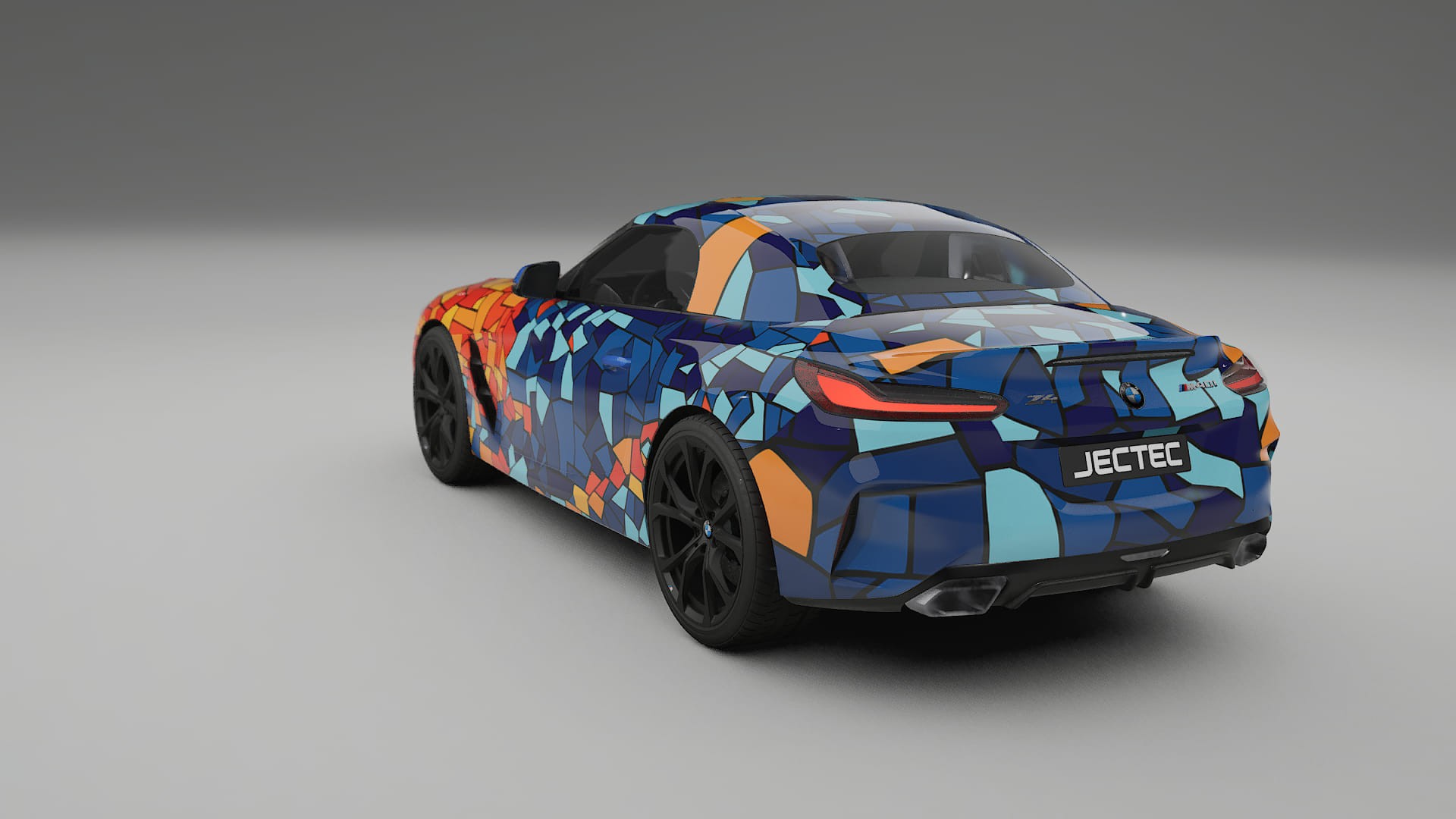 BMW Z4 G29 BARCELONA – Designový Wrap PPF Fólie na auto - tisknutelný polyuretan