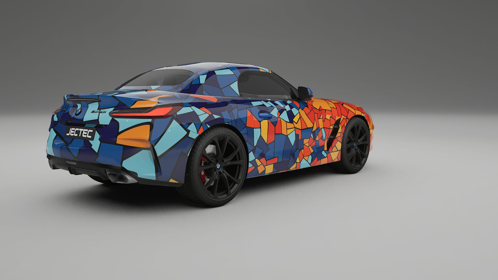 BMW Z4 G29 BARCELONA – Designový Wrap PPF Fólie na auto - tisknutelný polyuretan