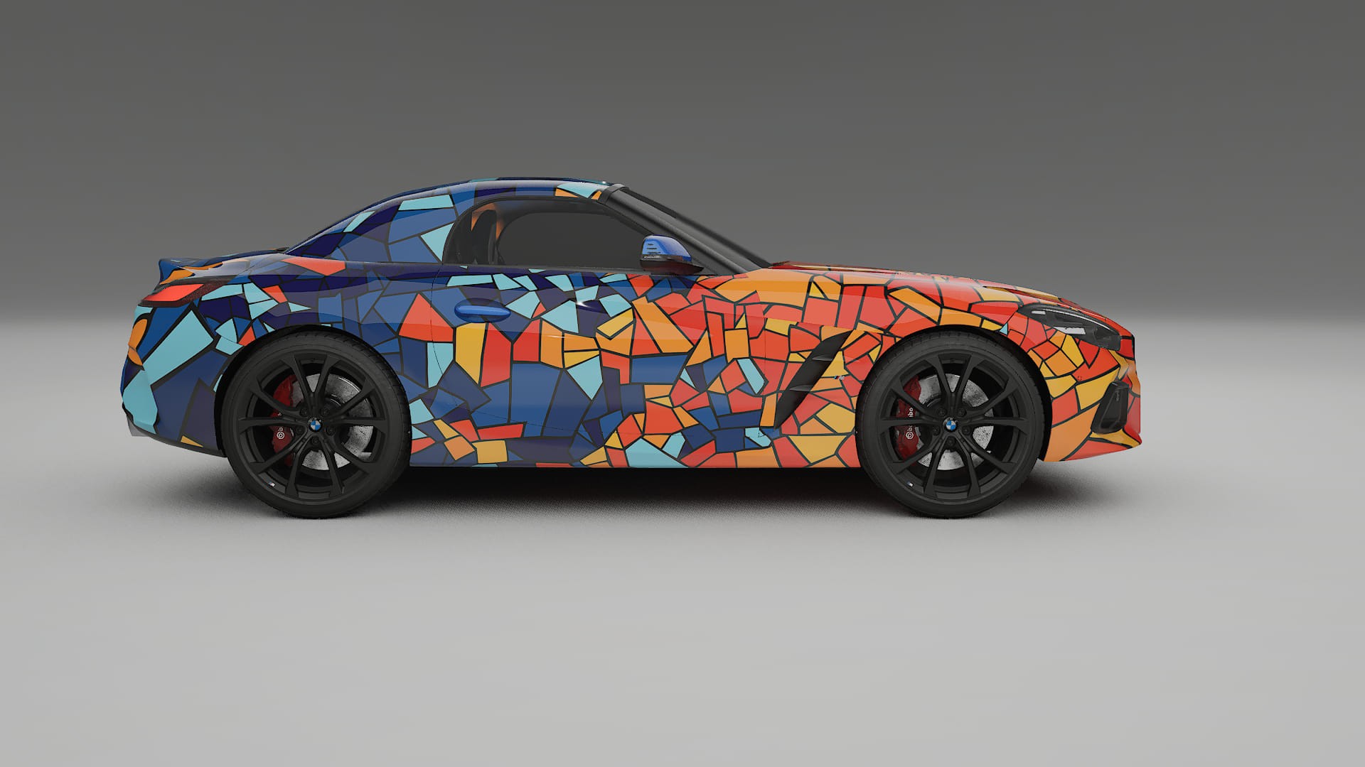 BMW Z4 G29 BARCELONA – Designový Wrap PPF Fólie na auto - tisknutelný polyuretan