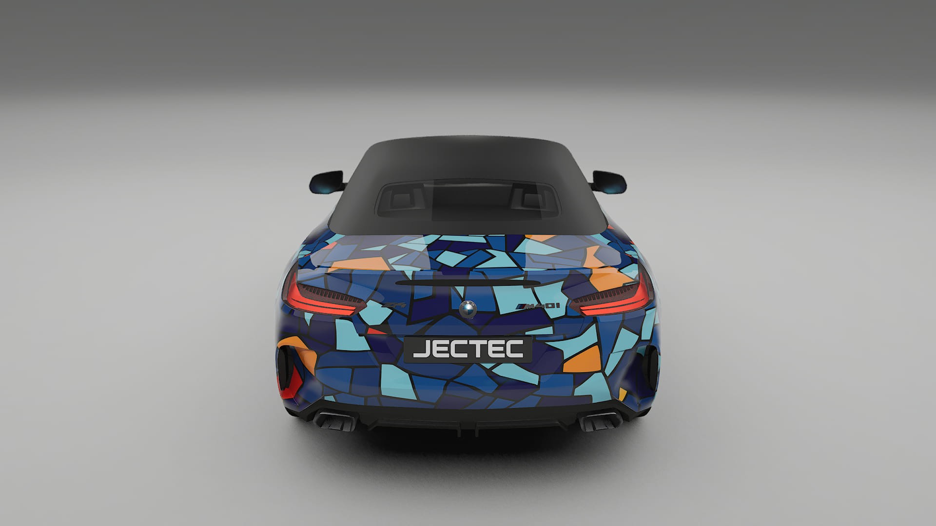 BMW Z4 G29 M40i First edition roadster BARCELONA – Designový Wrap PPF Fólie na auto - tisknutelný polyuretan