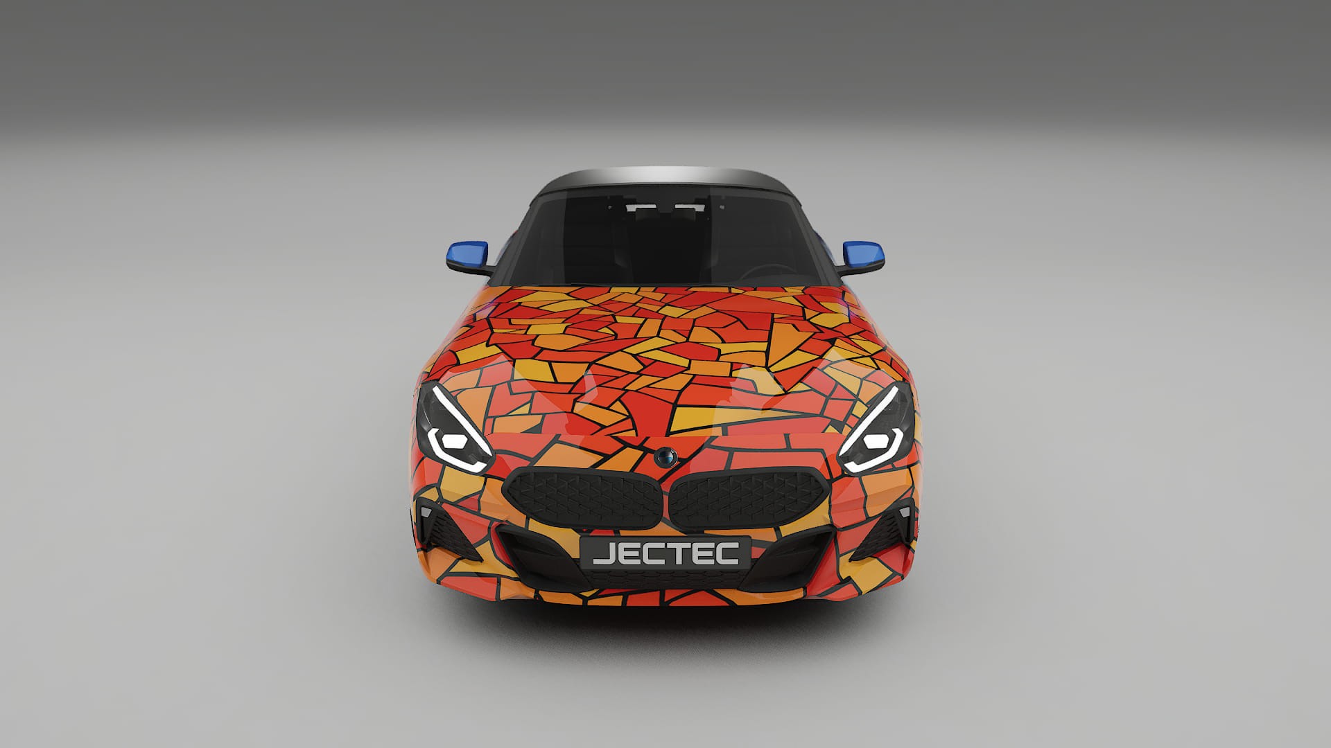 BMW Z4 G29 M40i First edition roadster BARCELONA – Designový Wrap PPF Fólie na auto - tisknutelný polyuretan