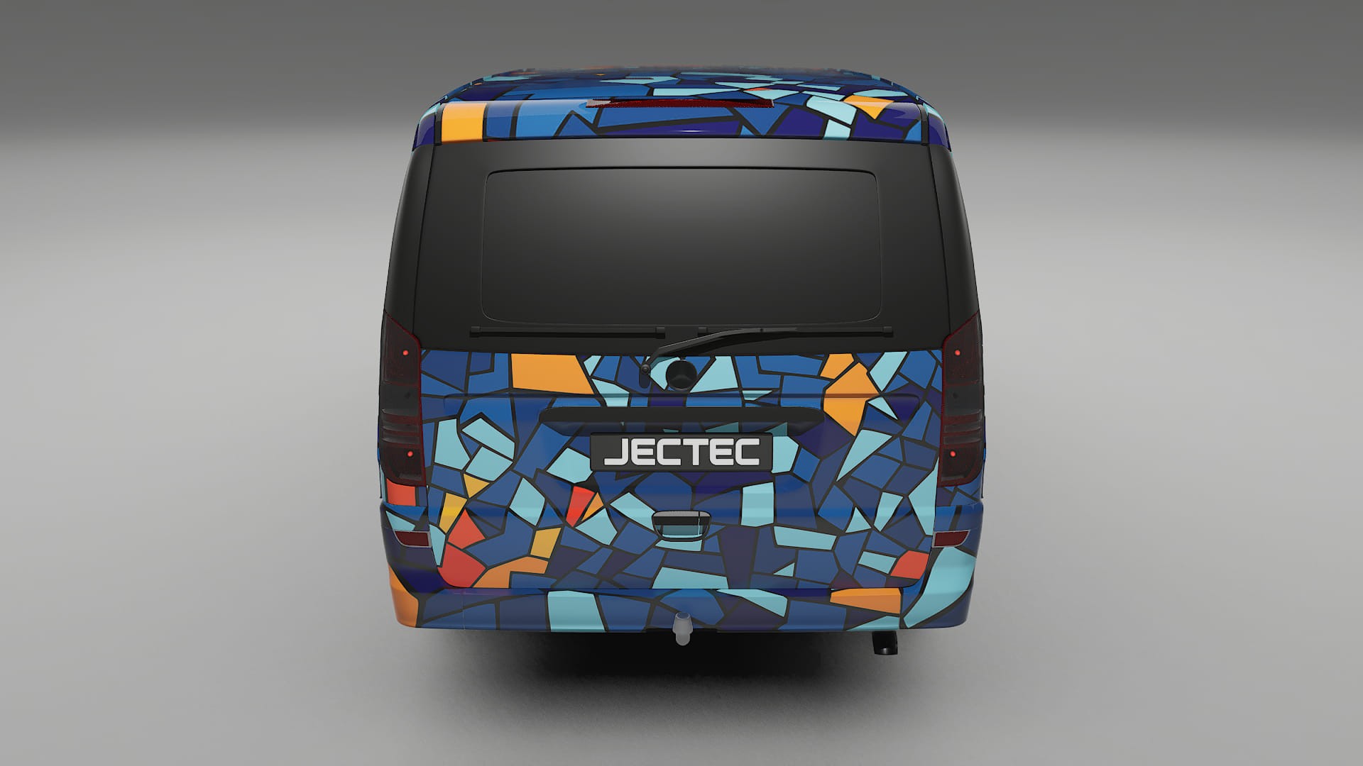 Mercedes Viano Extralong W439 Facelift BARCELONA – Designový Wrap PPF Fólie na auto - tisknutelný polyuretan