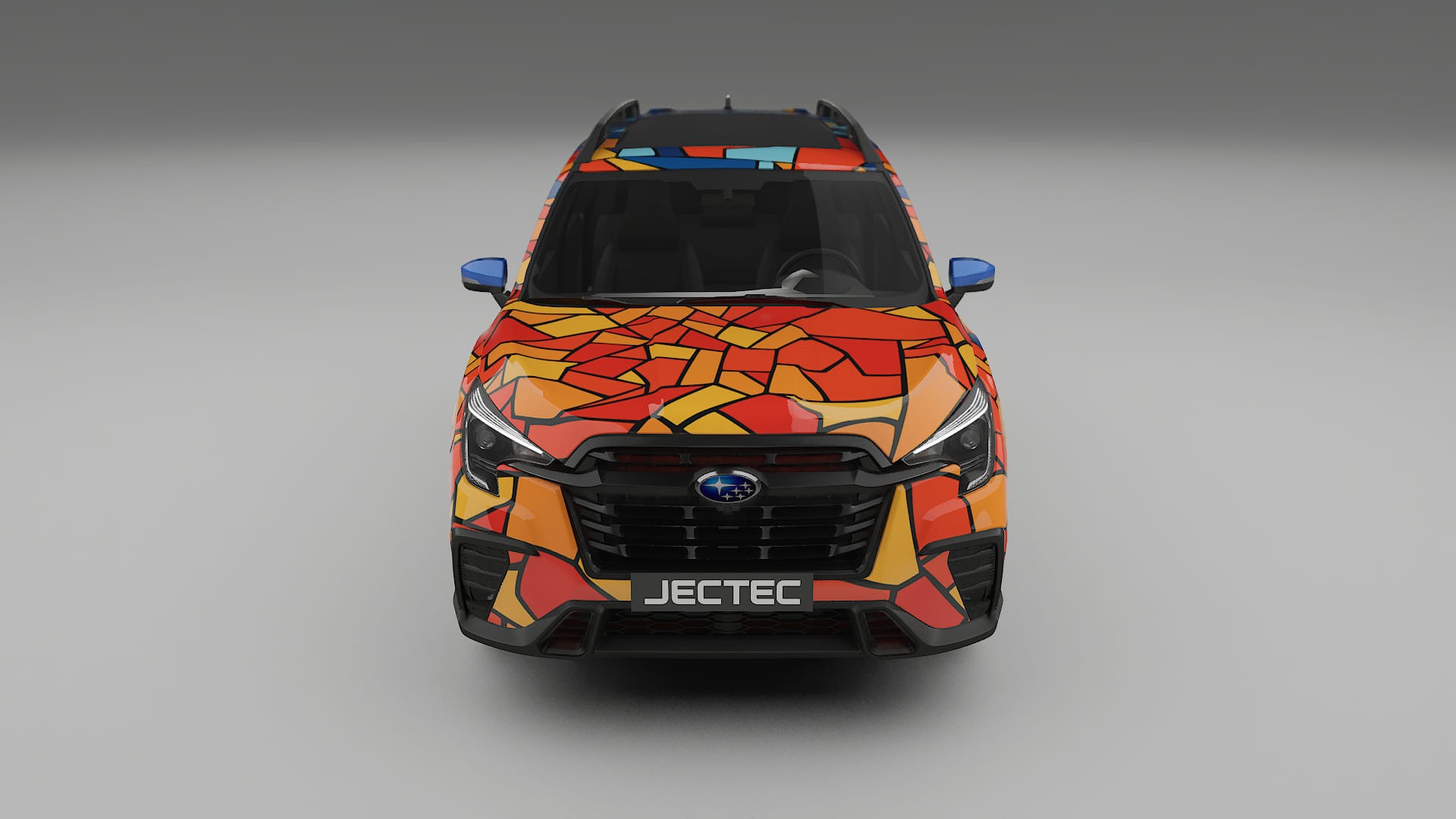 Subaru Ascent BT facelift BARCELONA – Designový Wrap PPF Fólie na auto - tisknutelný polyuretan