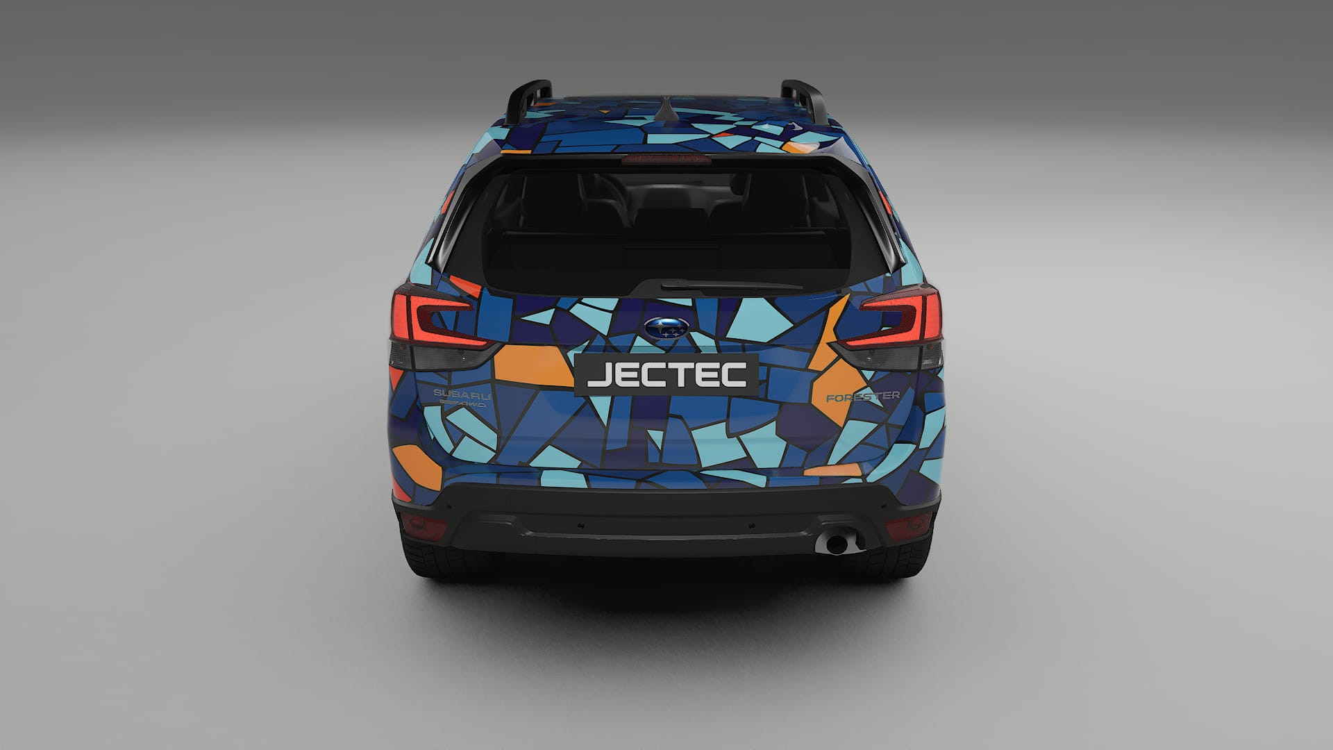 Subaru Forester V SK facelift BARCELONA – Designový Wrap PPF Fólie na auto - tisknutelný polyuretan