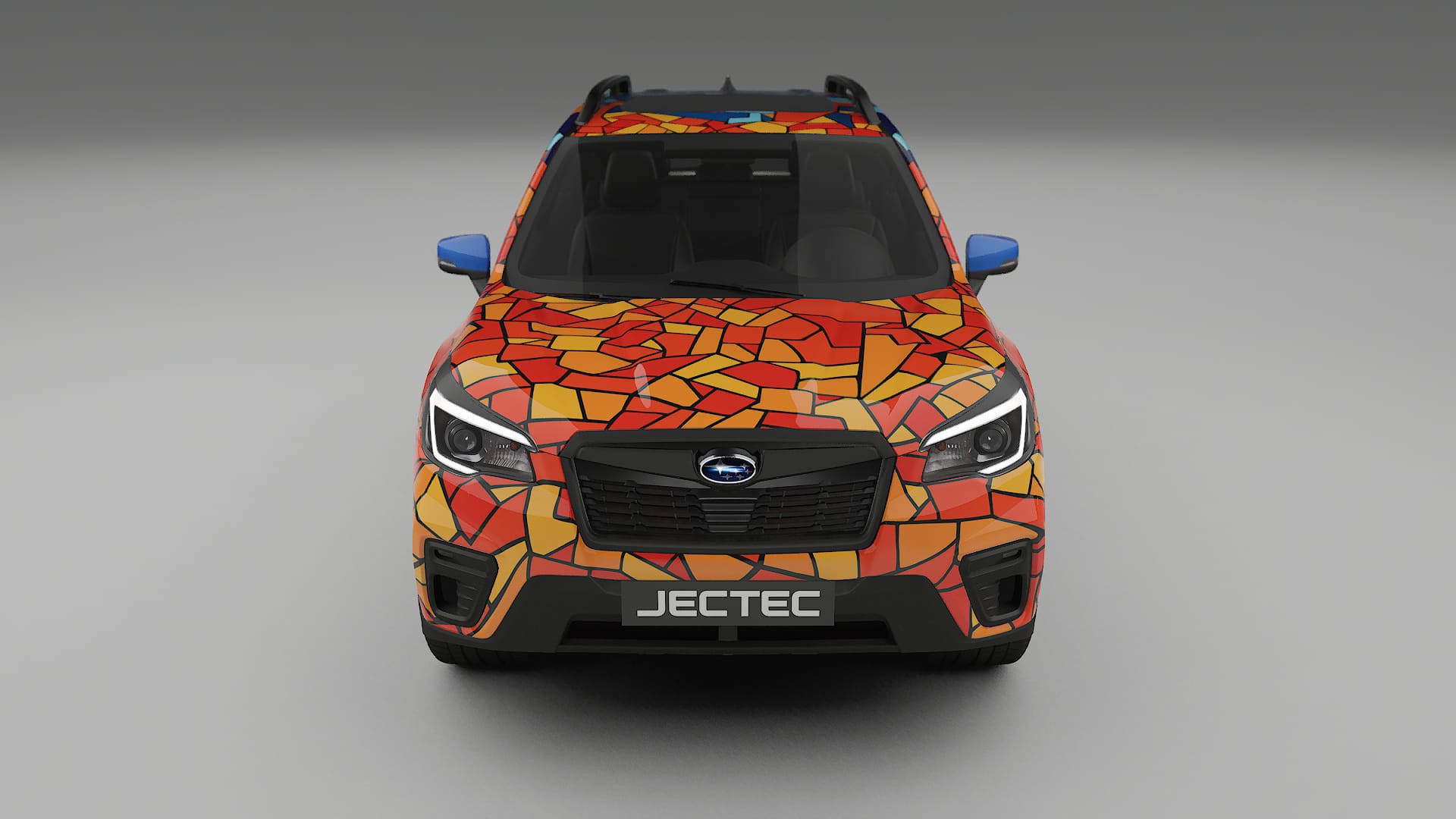 Subaru Forester V SK facelift BARCELONA – Designový Wrap PPF Fólie na auto - tisknutelný polyuretan