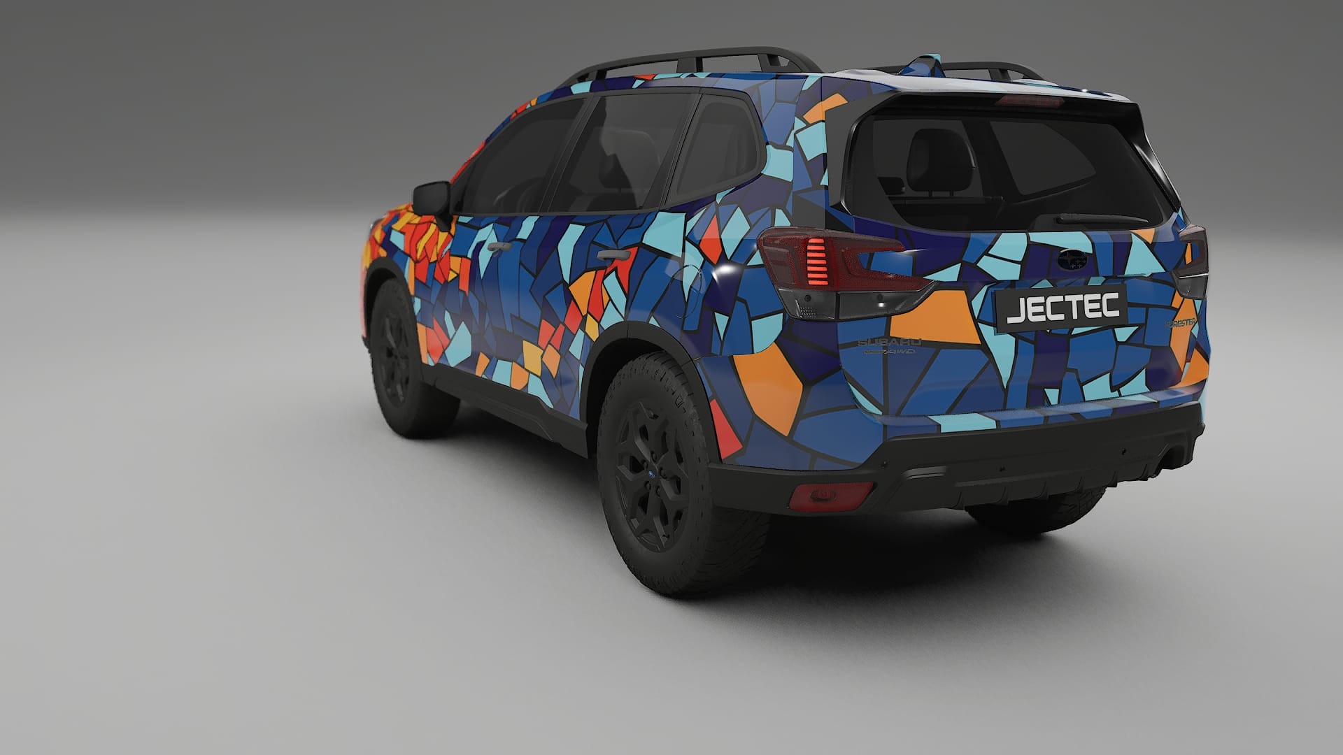 Subaru Forester V SK prefacelift BARCELONA – Designový Wrap PPF Fólie na auto - tisknutelný polyuretan