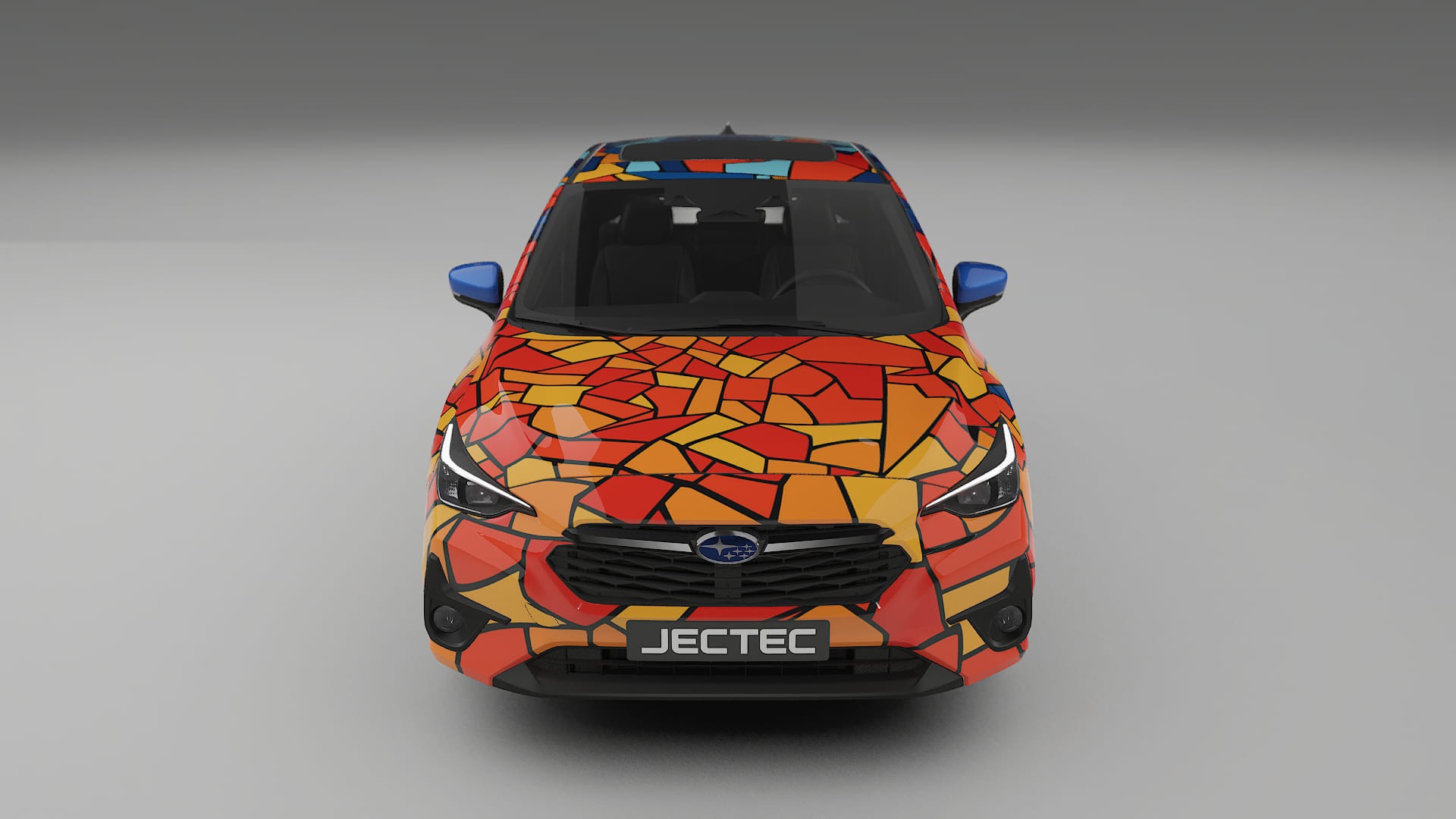 Subaru Impreza GU BARCELONA – Designový Wrap PPF Fólie na auto - tisknutelný polyuretan