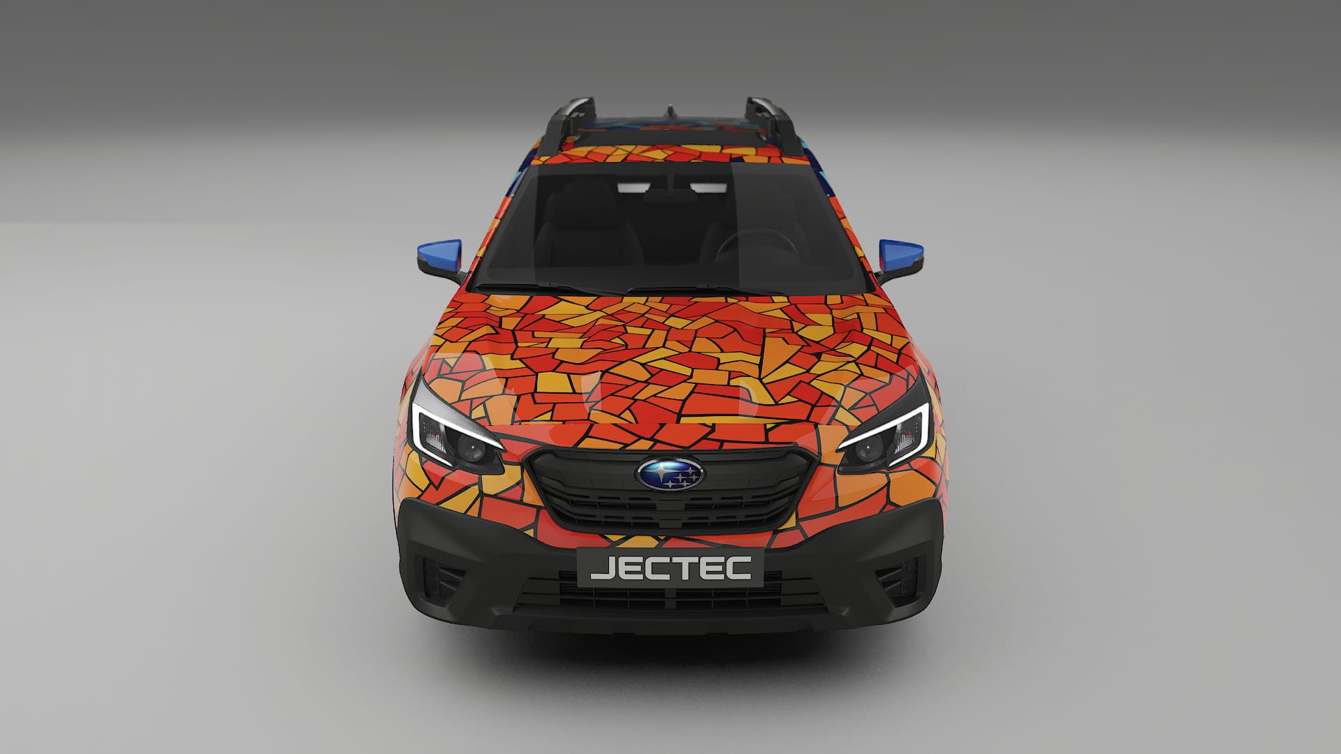 Subaru Outback VI BS facelift BARCELONA – Designový Wrap PPF Fólie na auto - tisknutelný polyuretan